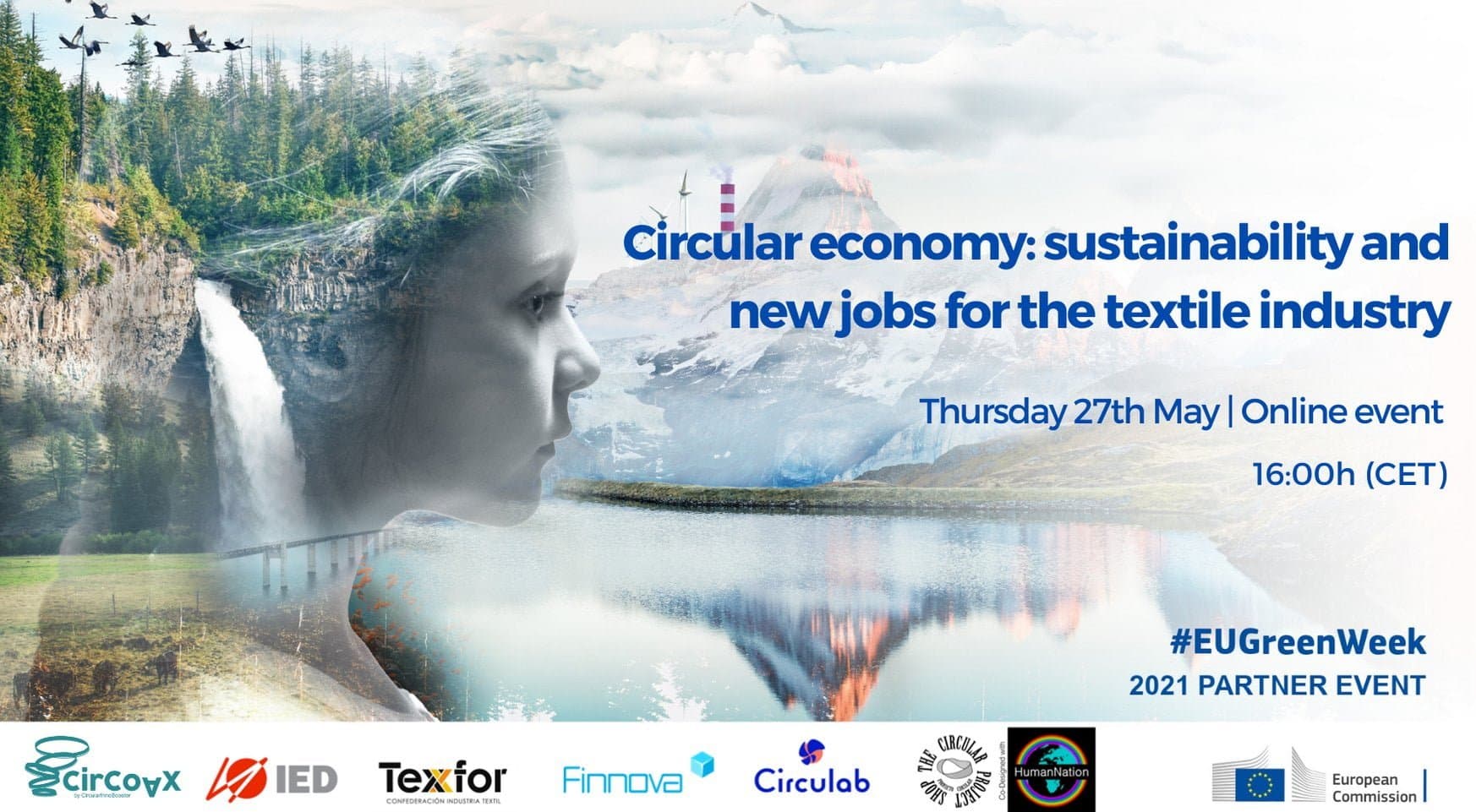 El proyecto CirCoAX by CircularInnoBooster se presenta como referente de la transformación sostenible de la industria textil y de la moda en la EU Green Week