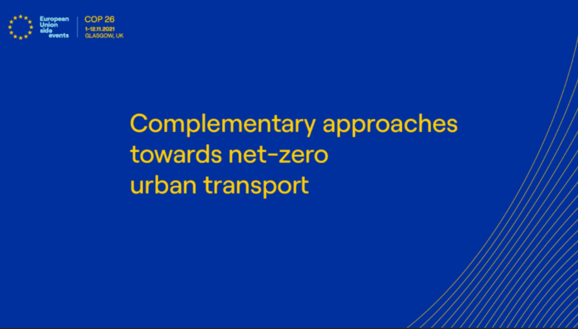 S-MOVING and FINNOVA Foundation will lead an event on sustainable mobility at COP26