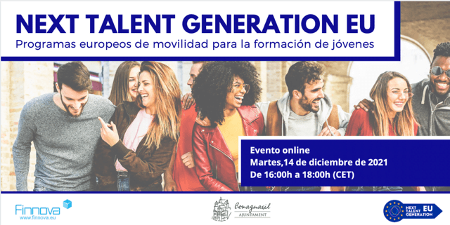 Finnova organiza un webinario sobre programas europeos de movilidad para la formación de jóvenes