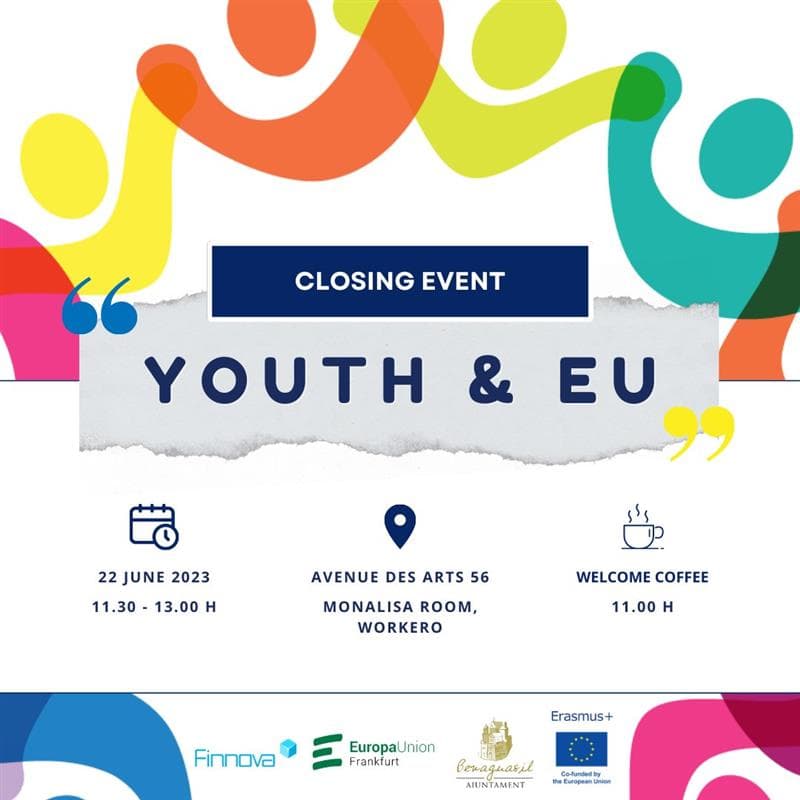 Tomorrow is the closing of the YOUth & EU event at our headquarters in Brussels