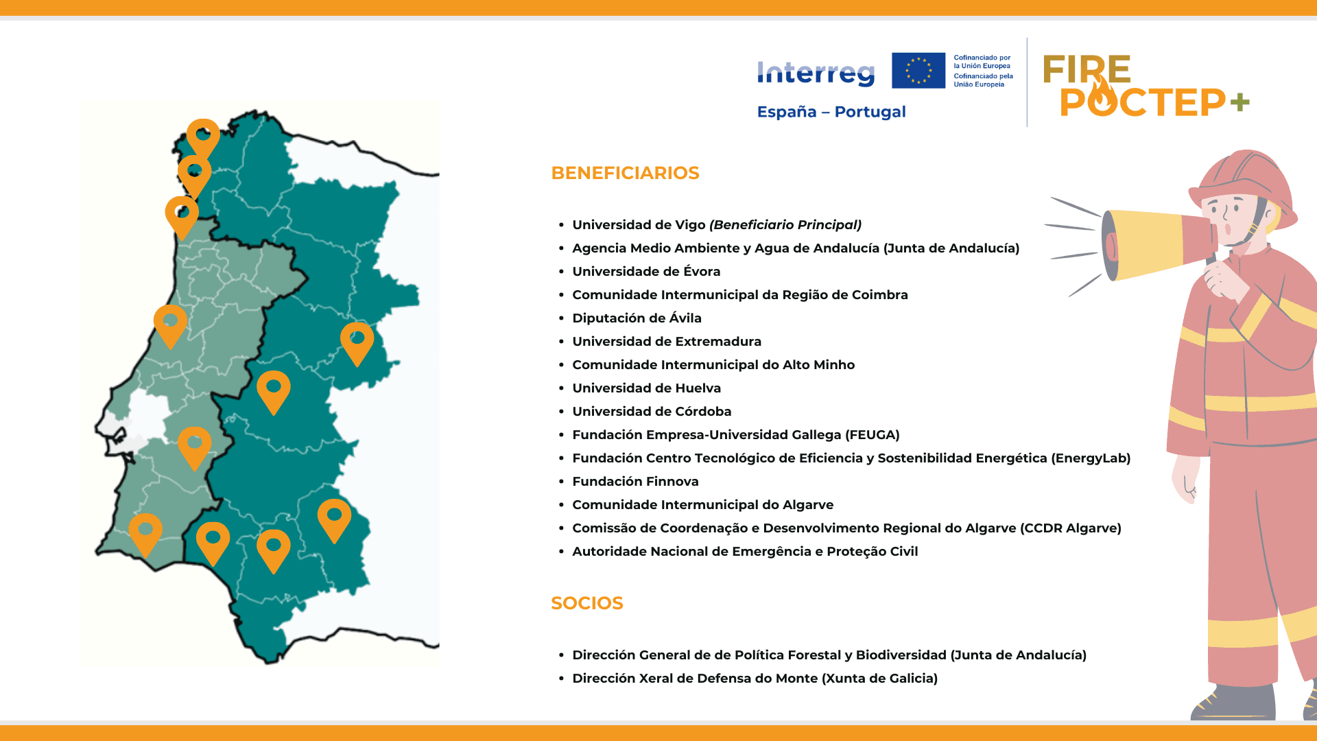 FIREPOCTEP+: un nuevo impulso a la prevención y lucha transfronteriza contra los incendios forestales financiado por la Unión Europea