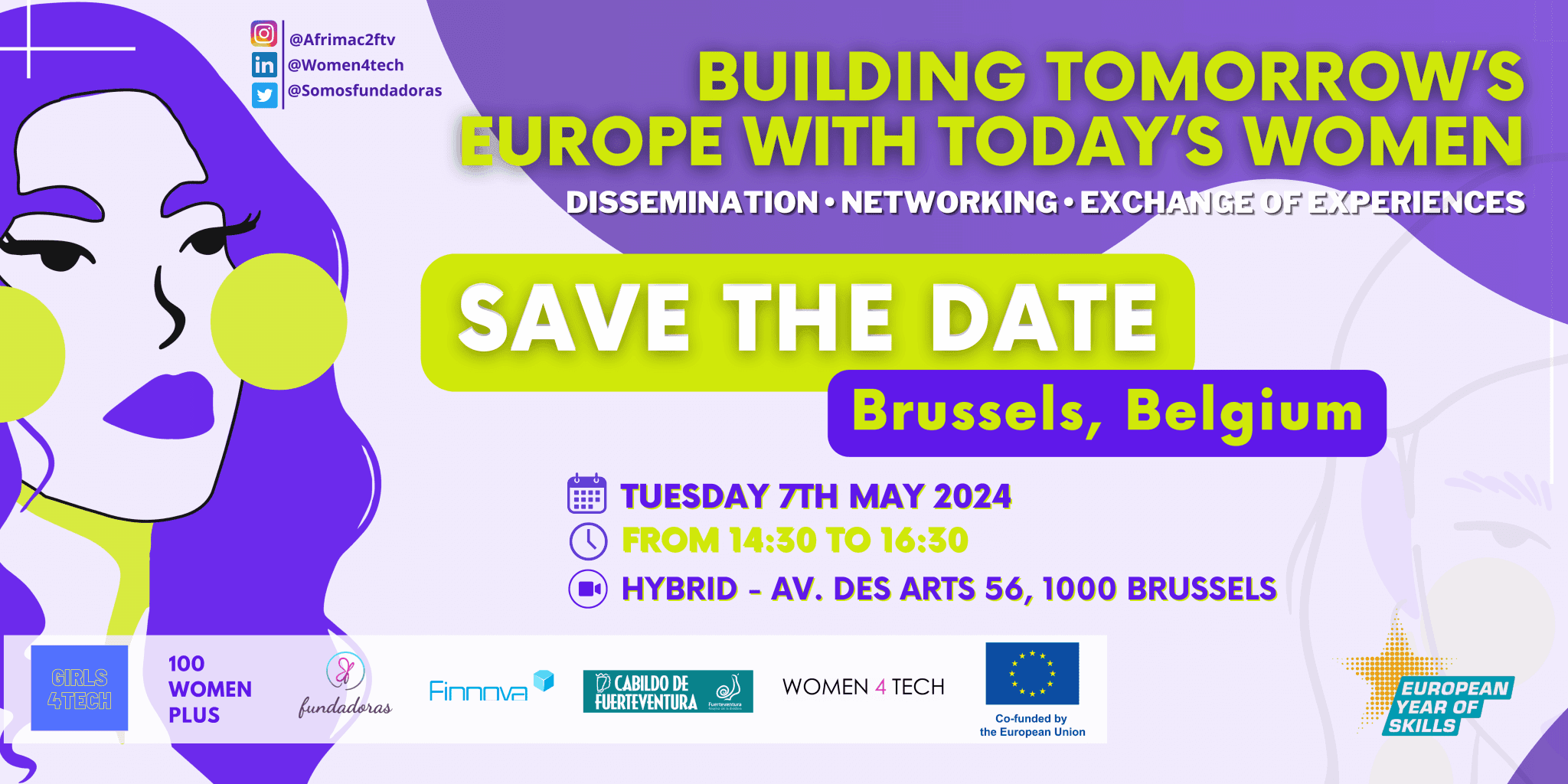 Las mujeres y niñas “tomarán” Bruselas el próximo 7 de mayo