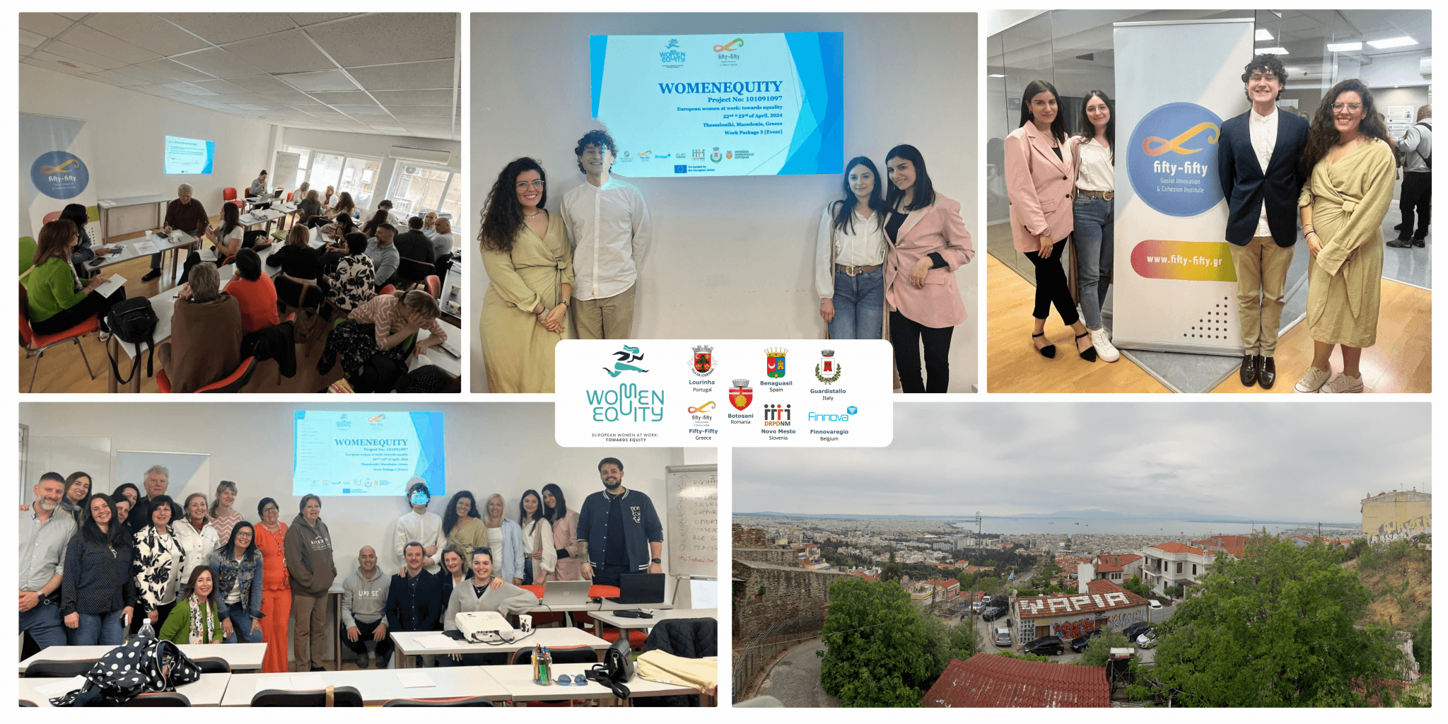 Concluye la quinta actividad del Proyecto WomenEquity en la ciudad griega de Thessaloniki