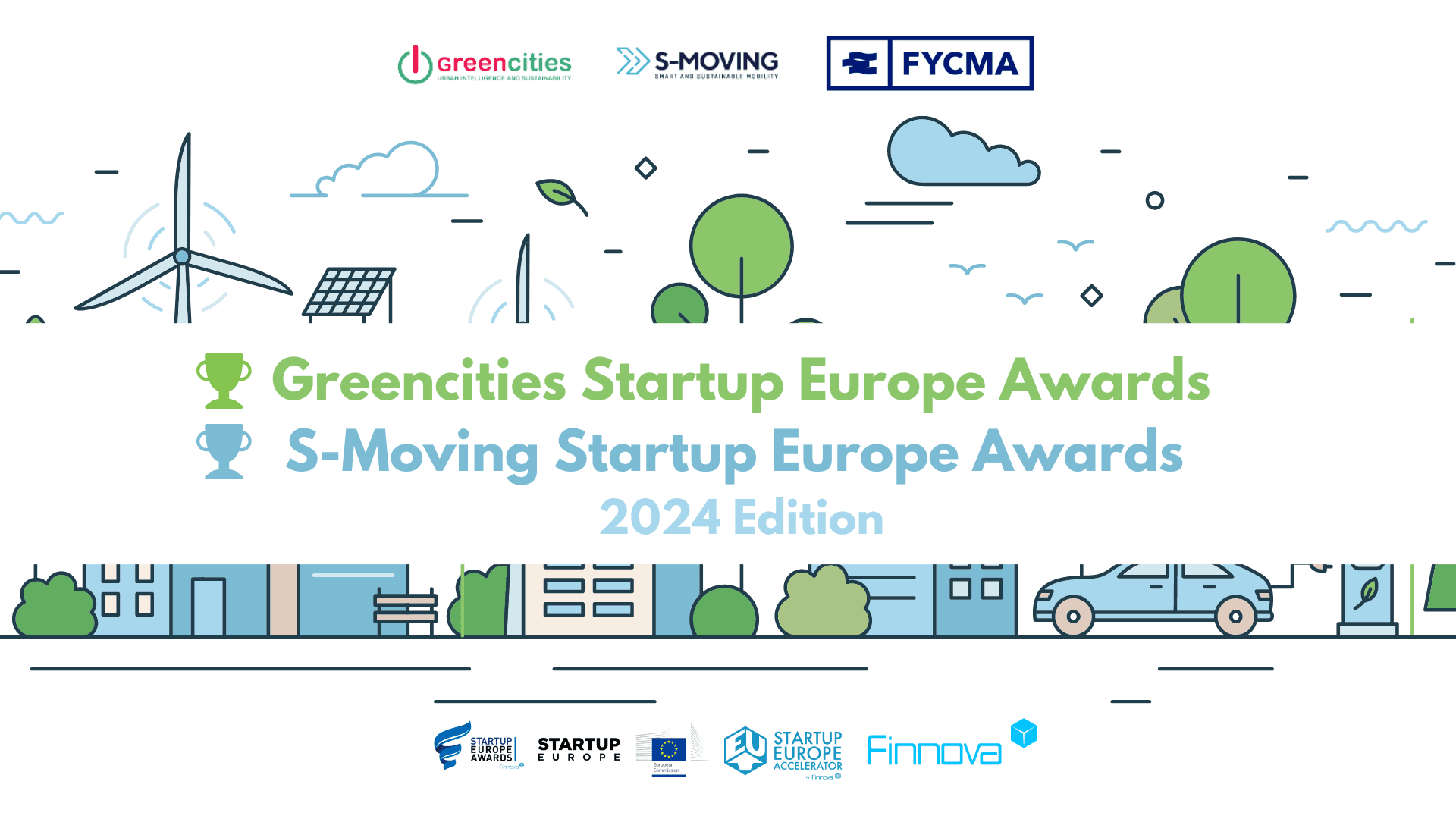 Se acerca la entrega de premios de la tercera edición de los Greencities &amp; S-Moving Startup Europe Awards (SEUA) 2024
