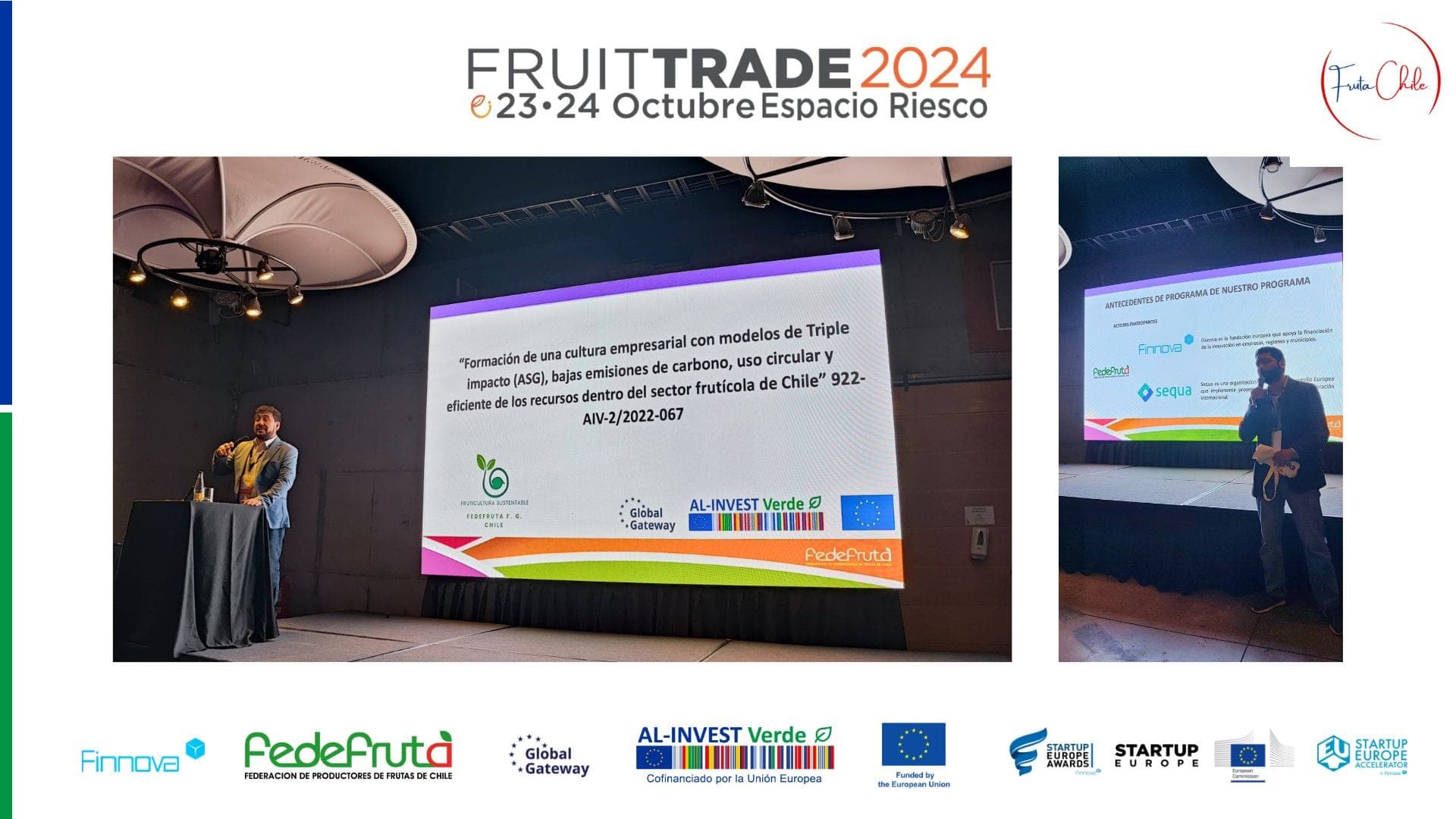 FINNOVA Y FEDEFRUTA presentan AL-INVEST Verde Fruta Sostenible en Fruittade 2024