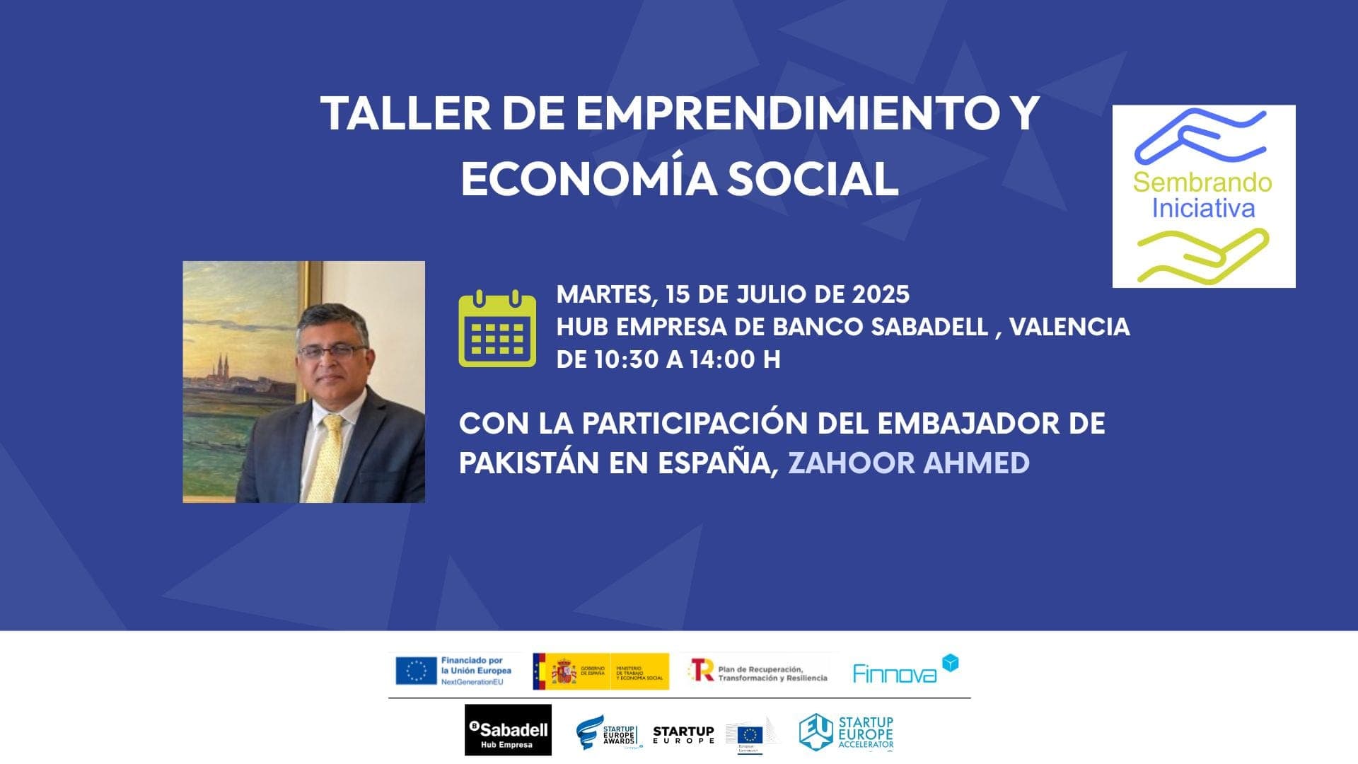 La Fundación Finnova presenta la agenda cerrada del taller “Sembrando Iniciativa”, una apuesta por el emprendimiento social en Valencia