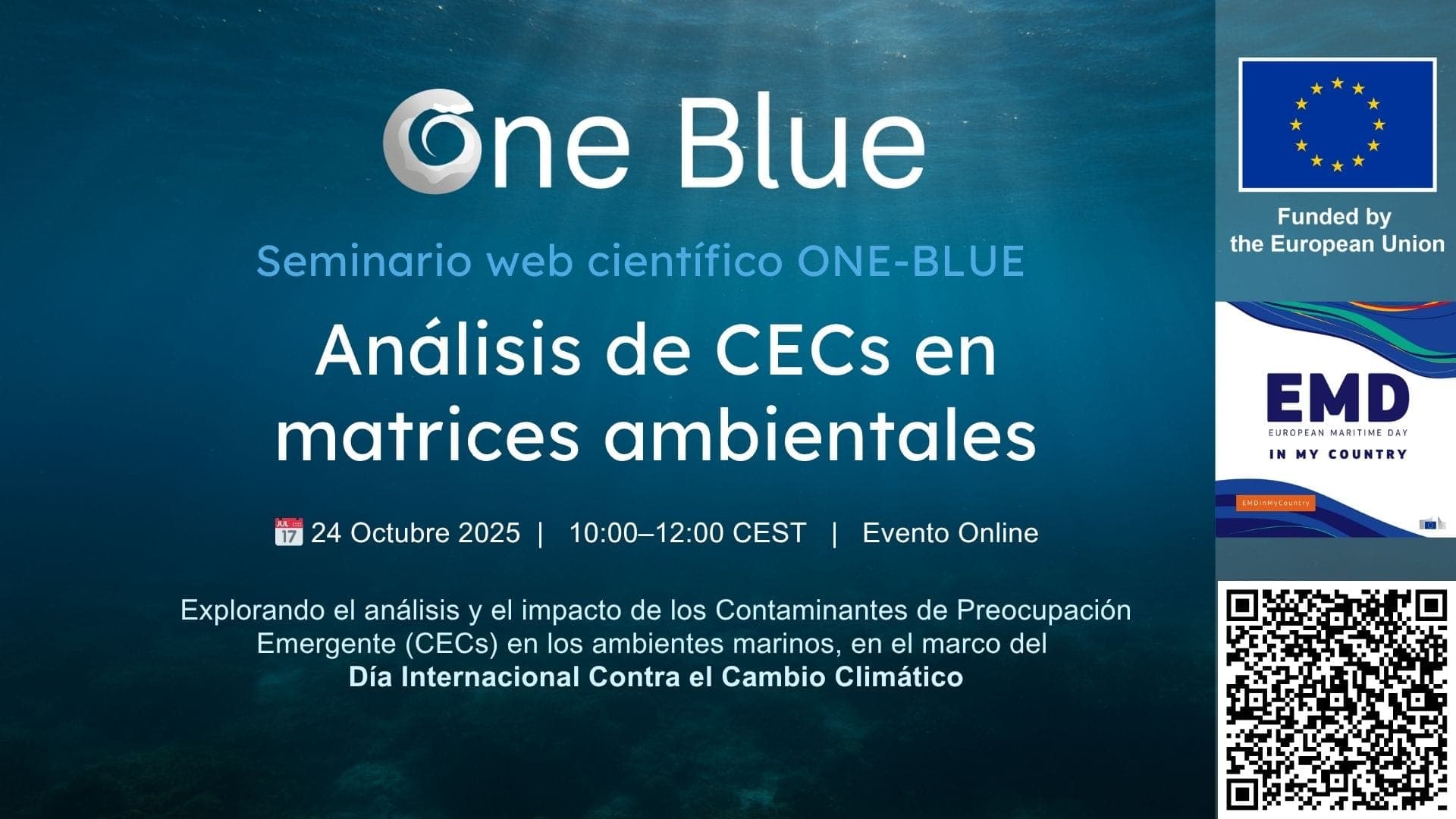 Finnova organiza el seminario científico de ONE-BLUE sobre el análisis de contaminantes emergentes en matrices ambientales