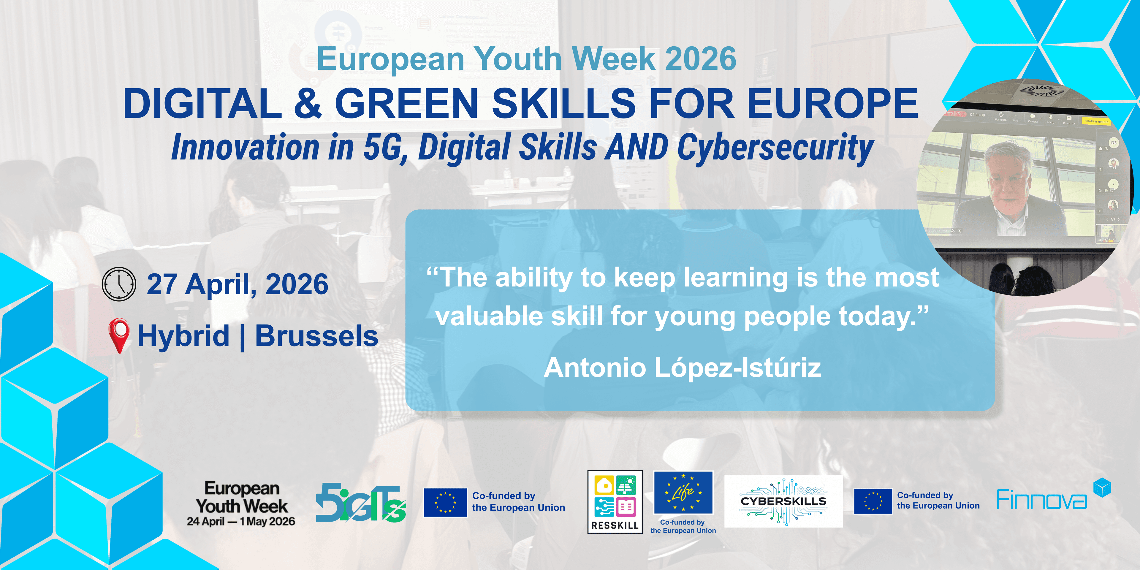 Finnova brings together European institutions and experts in Brussels to discuss digital and green skills during European Youth Week 2026