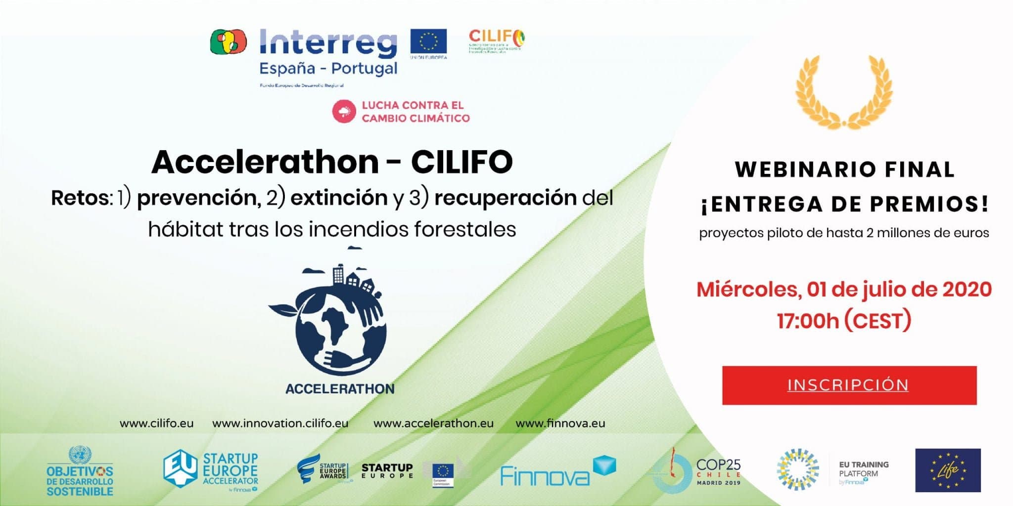 La final del Accelerathon – CILIFO, en formato webinario el 01 de julio de 2020