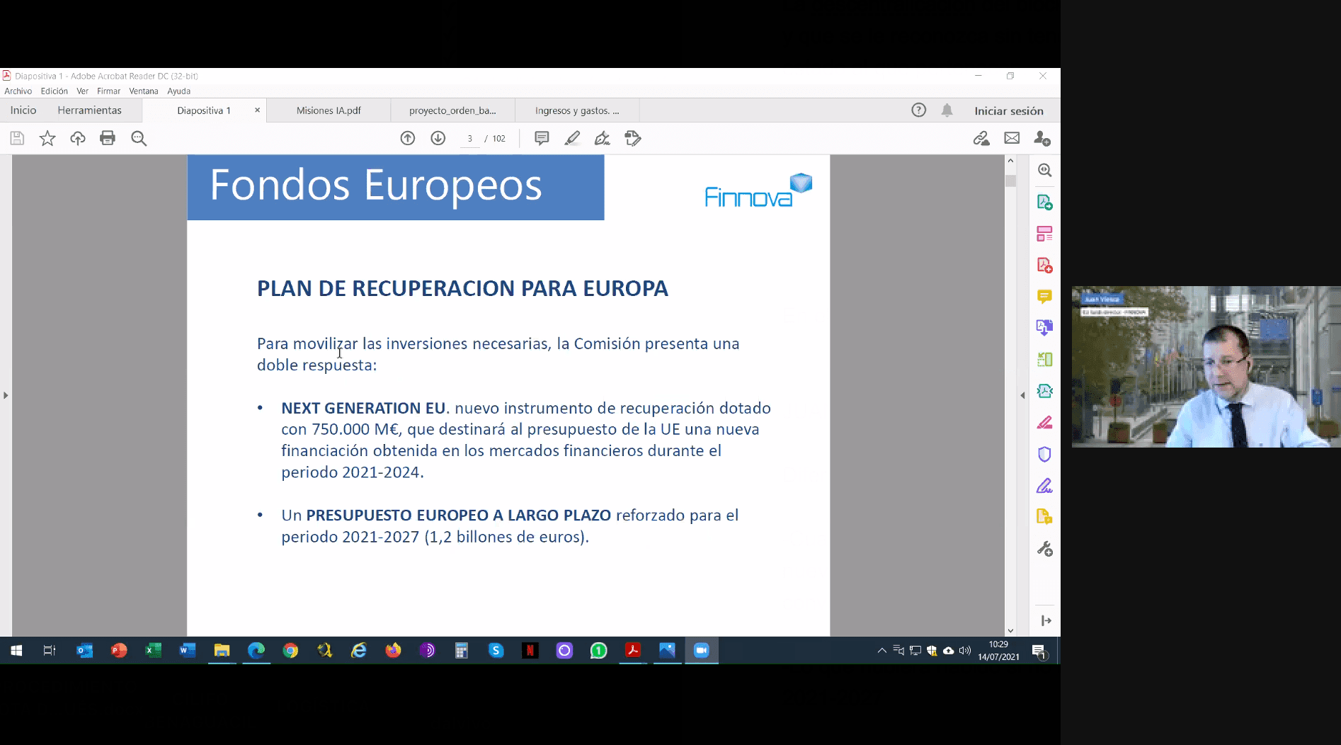 Se celebra la primera sesión de #FondosUE21_27 para conseguir una Europa Digital
