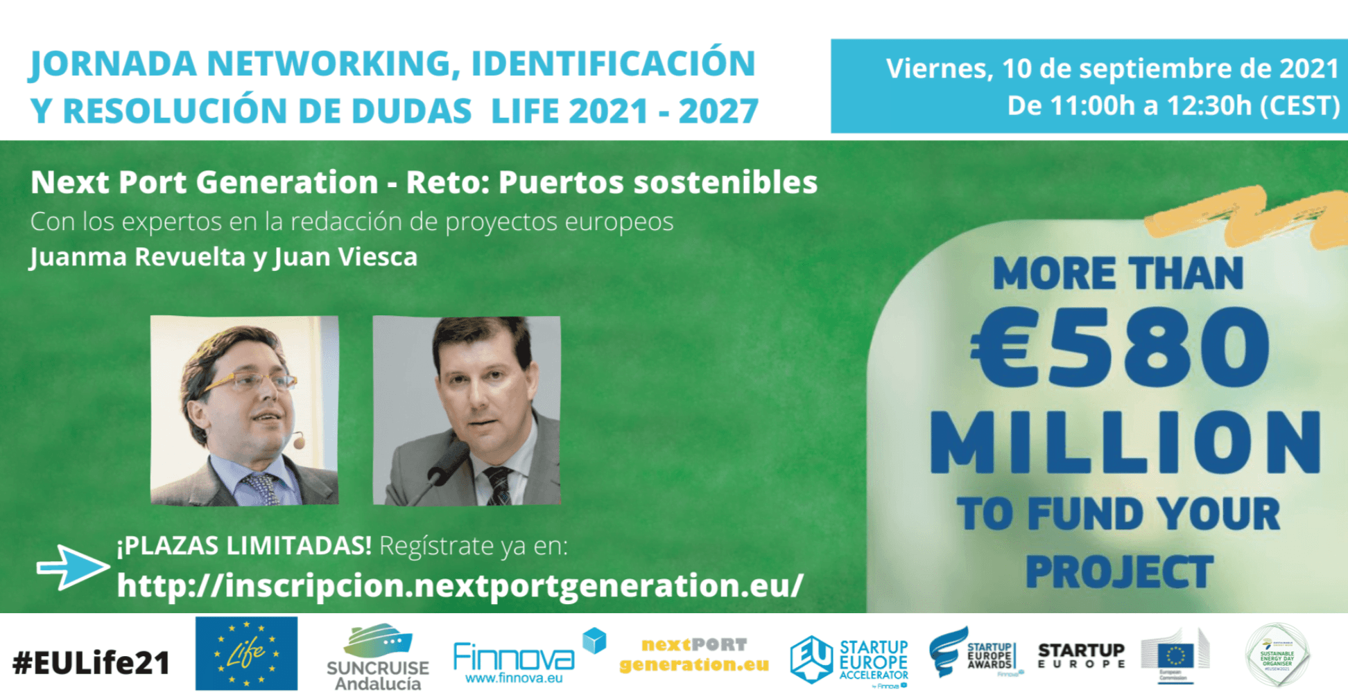 Se celebró la jornada informativa sobre el Programa LIFE 2021-2027 sobre el reto Next Port Generation para incrementar la sostenibilidad en los puertos