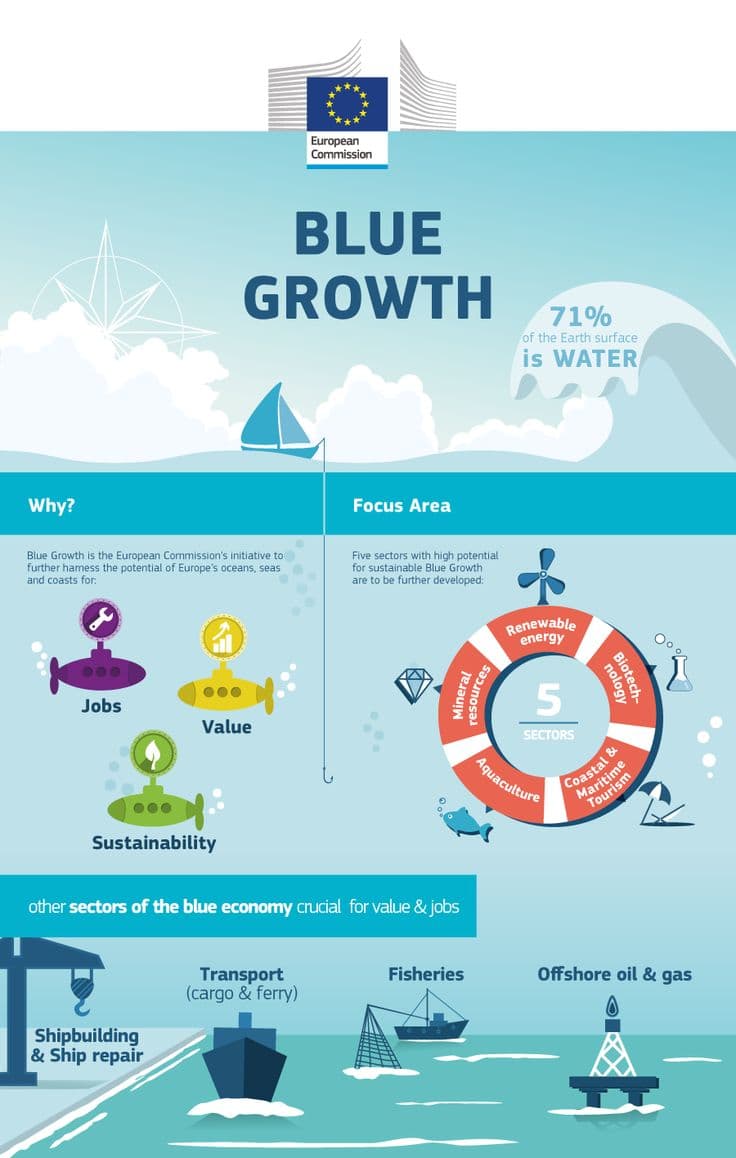 The European Commission reinforced its commitment to boost sustainable blue economy / La Comisión Europea refuerza su compromiso para impulsar la economía azul sostenible