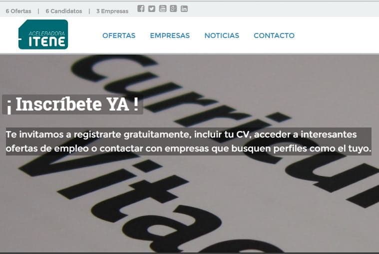 Lanzamiento de la Plataforma de empleo ITENE TALENT