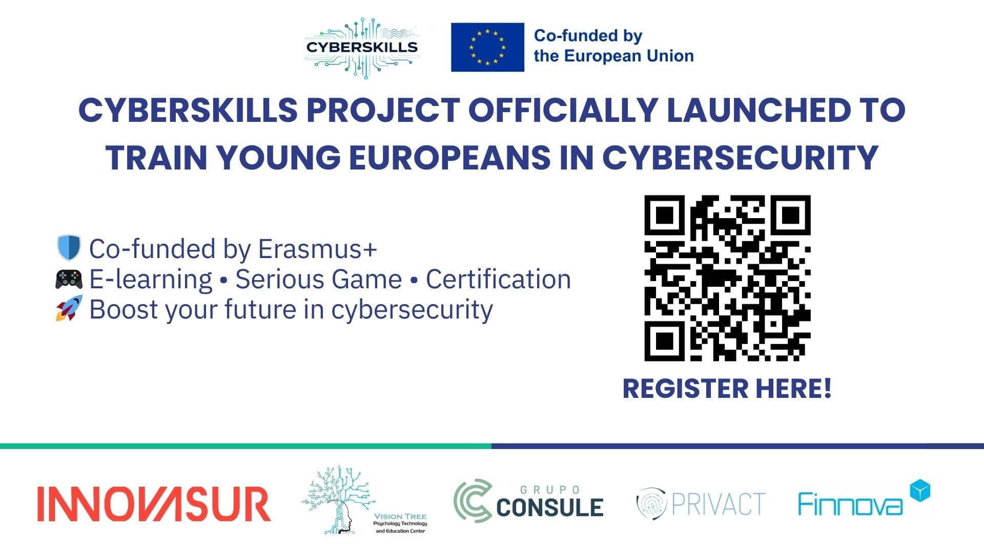 CYBERSKILLS Project officially launched to train young Europeans in Cybersecurity