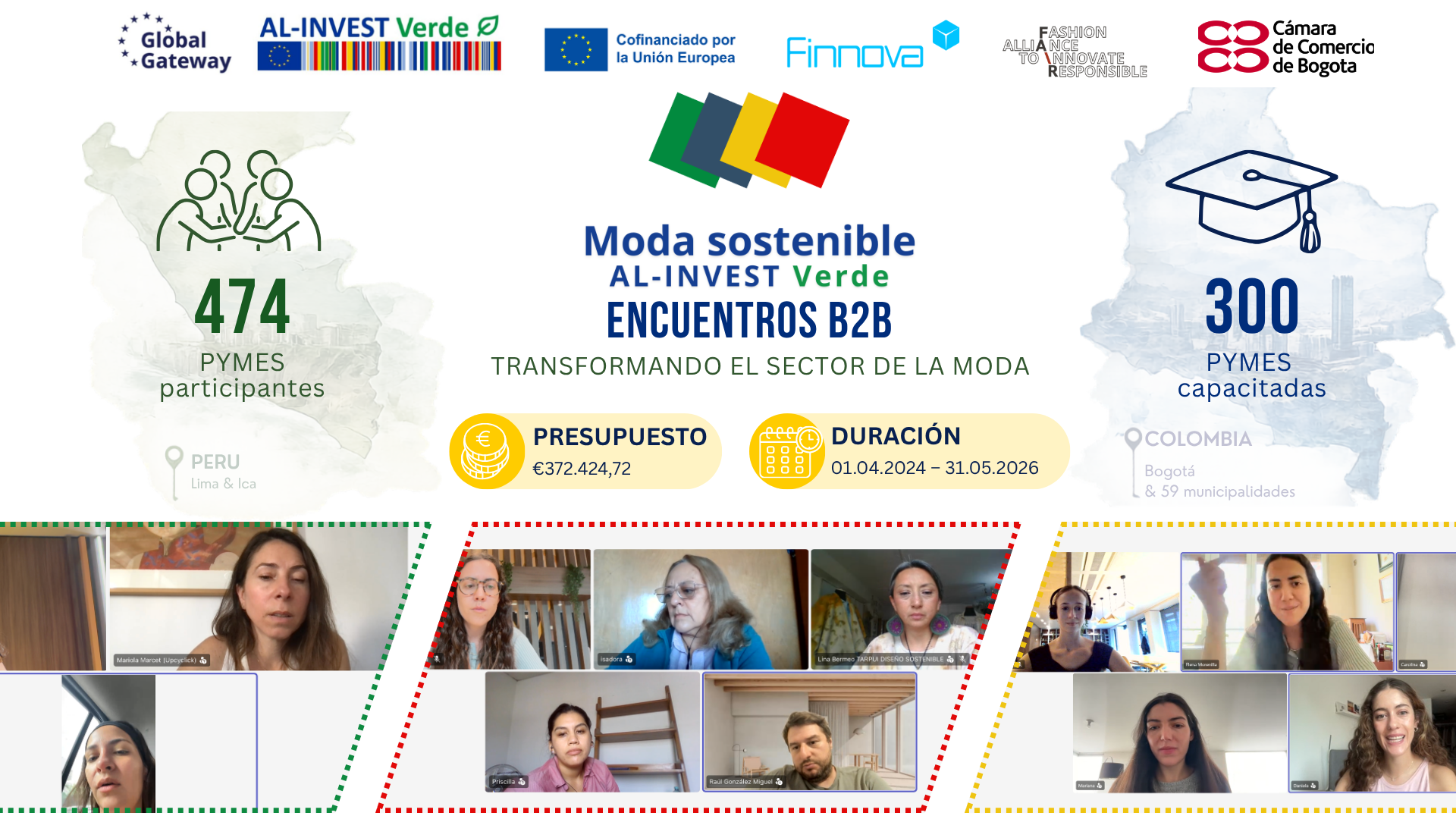 AL-INVEST Verde Moda Sostenible consolida la transformación ecológica de casi 500 empresas de moda en Perú y Colombia