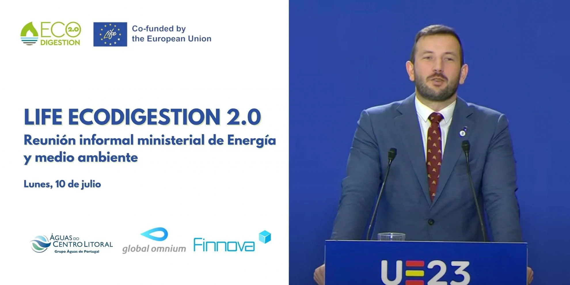 Informal EU Environment and Energy ministerial meeting in Valladolid discusses improving water management with progress on wastewater treatment