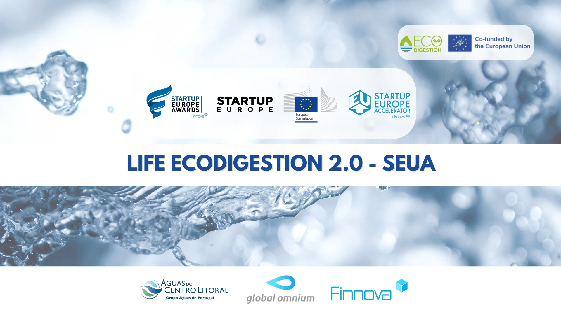 Open call for entrepreneurs to provide innovative solutions to the challenges of water, energy and circular economy