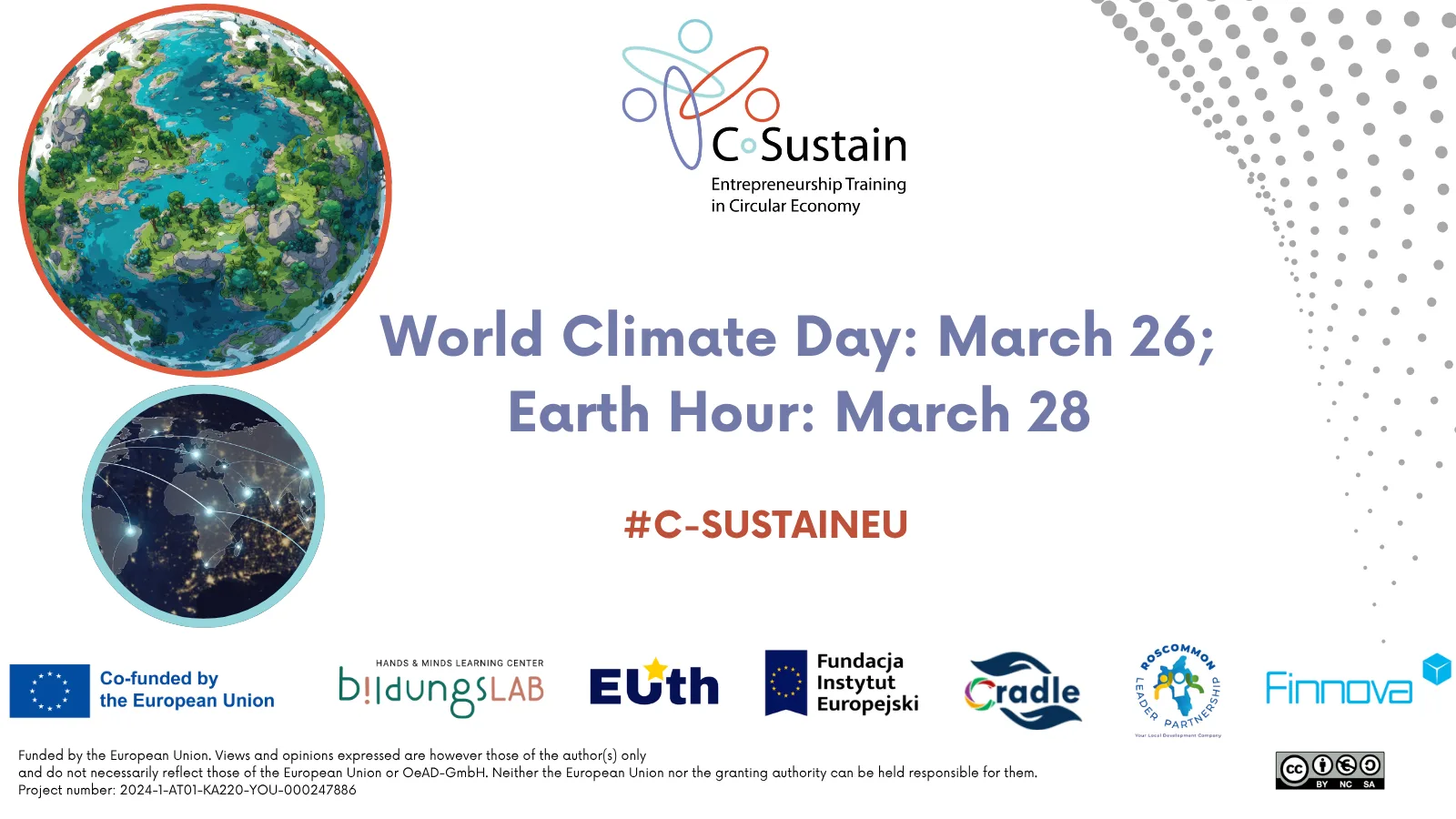 C‑SUSTAIN celebrates World Climate Day and Earth Hour 2026