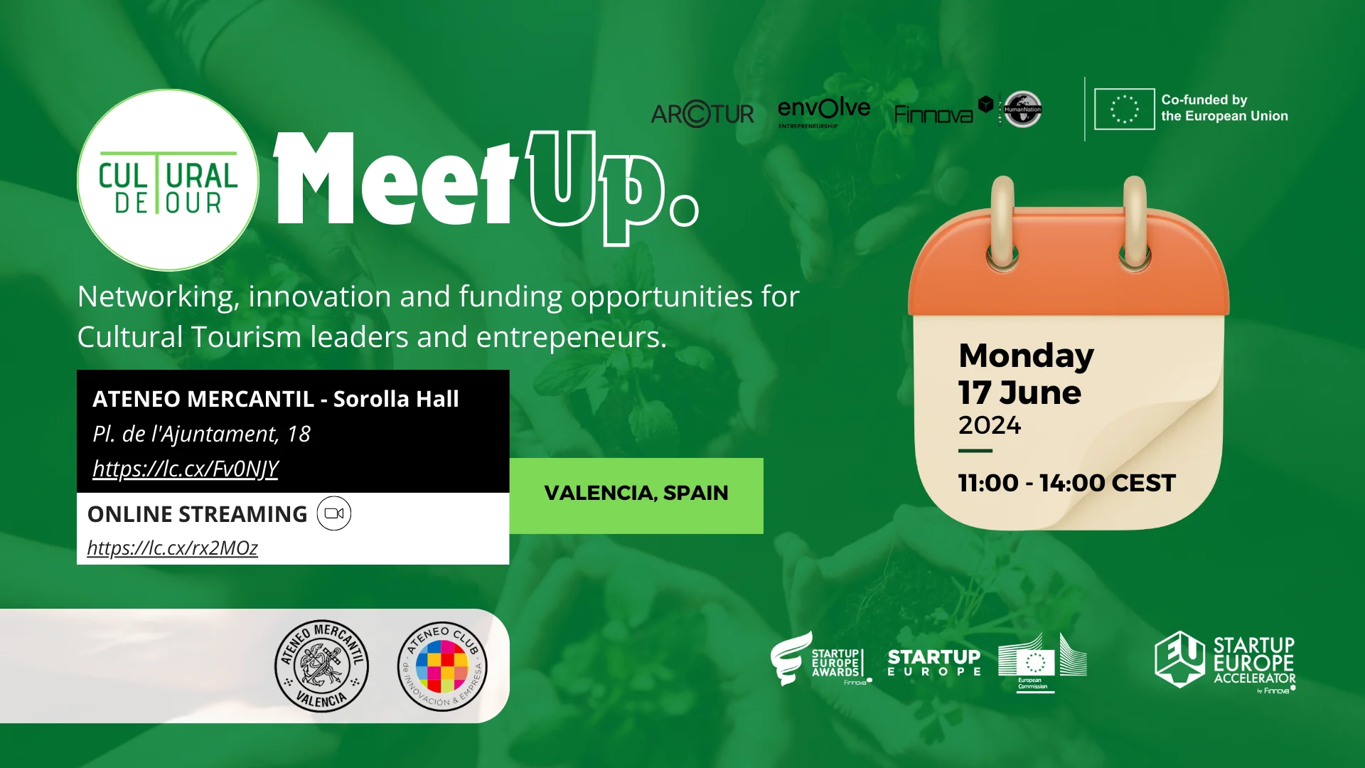 Cultural tourism industry experts to discuss funding opportunities in tourism, culture and entrepreneurship in Valencia