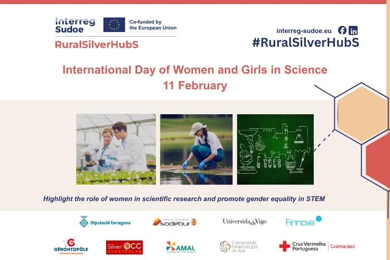 RuralSilverHubS pone en valor a mujeres científicas referentes del espacio SUDOE en el Día Internacional de la Mujer y la Niña en la Ciencia