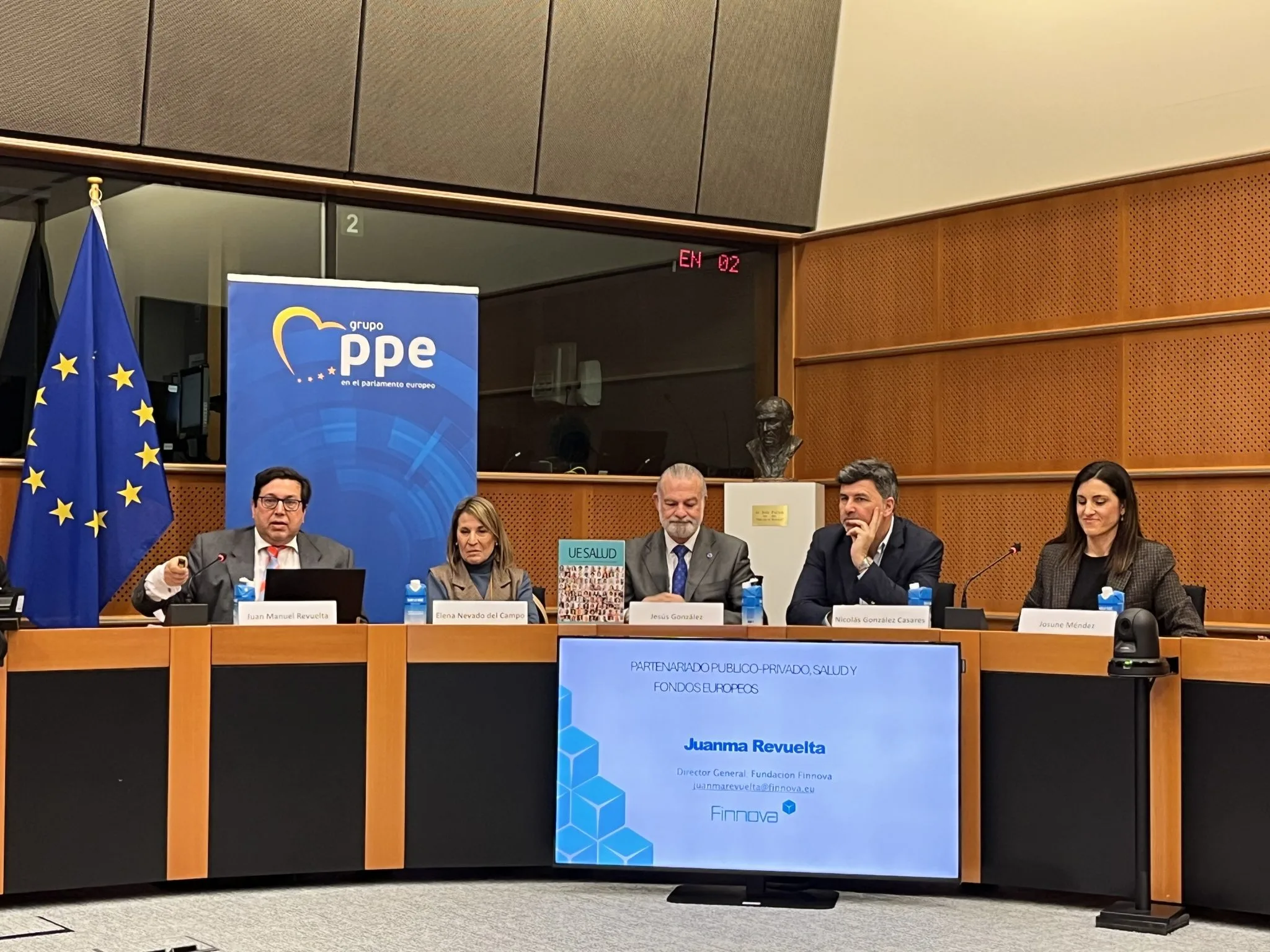 Finnova refuerza su compromiso con la Europa de la Salud en un acto celebrado en el Parlamento Europeo
