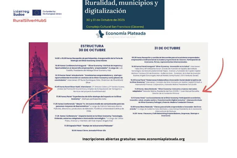 Cáceres, foco de inversión y debate sobre la economía plateada en su Mercado de Negocios
