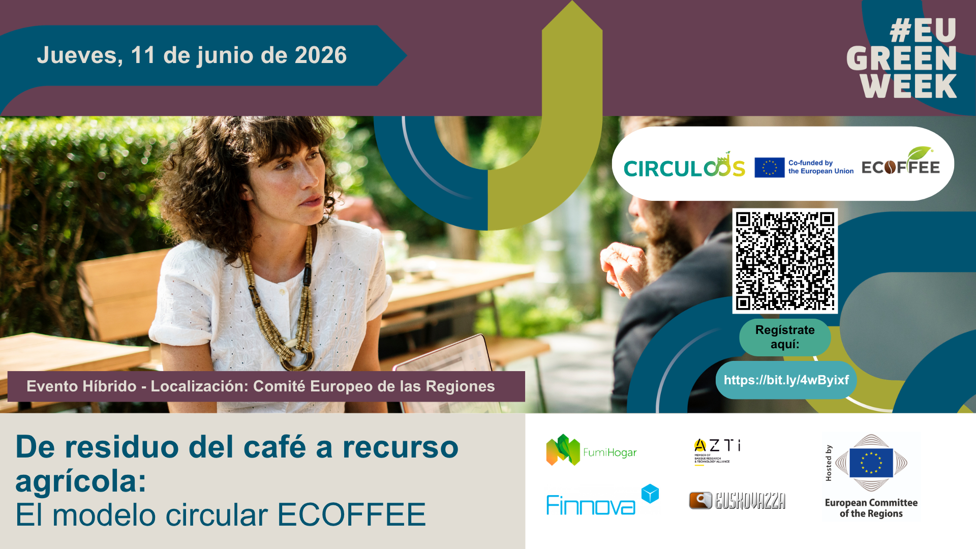 ECOFFEE lleva la bioeconomía circular a la EU Green Week 2026