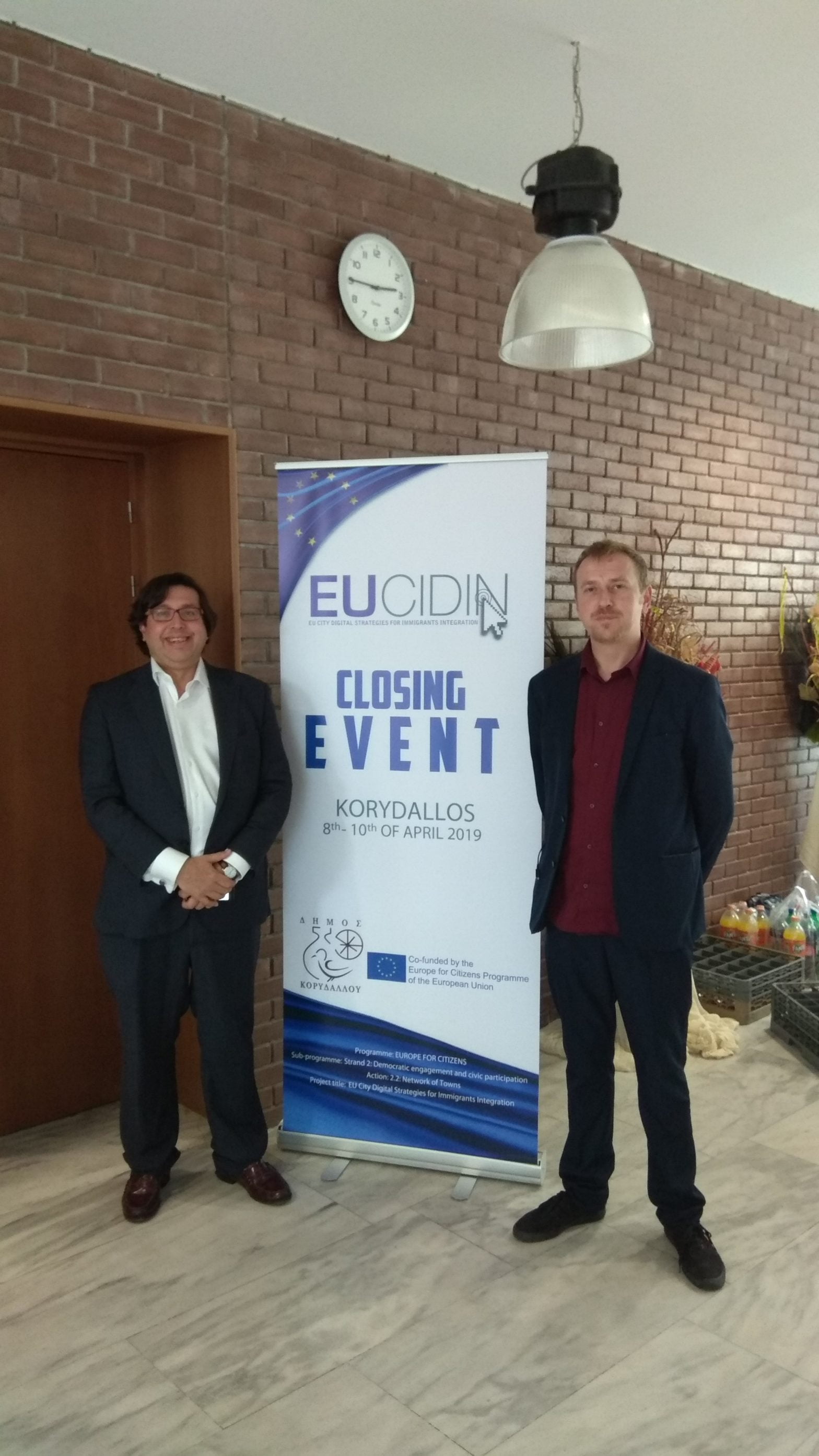 Finnova attended the closing of the project “EU city digital strategies for immigrants integration (EUCIDIN)” in Greece