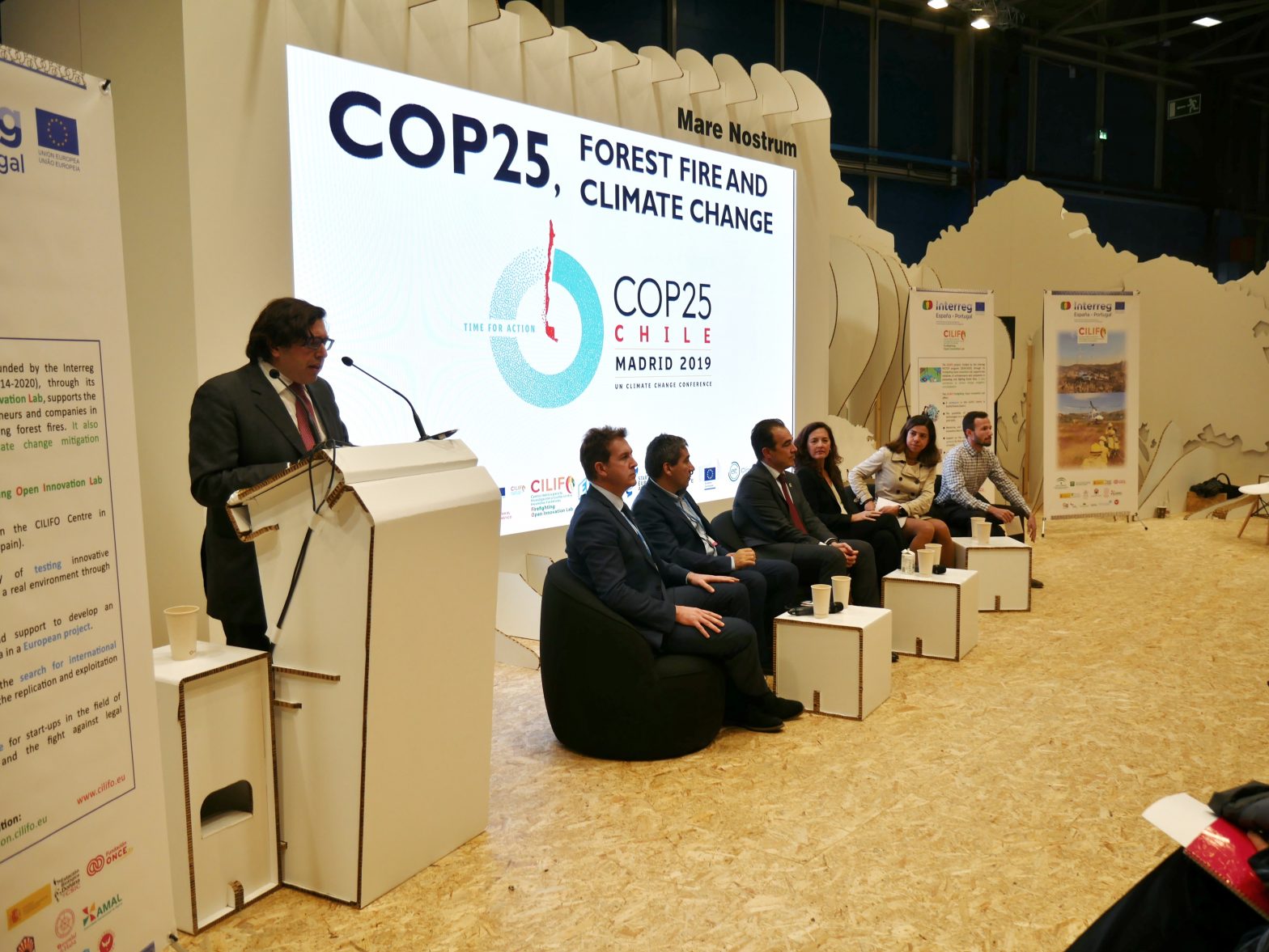 Finnova celebra dos actividades sobre lucha contra incendios y gestión hídrica en COP25, en el marco del proyecto CILIFO