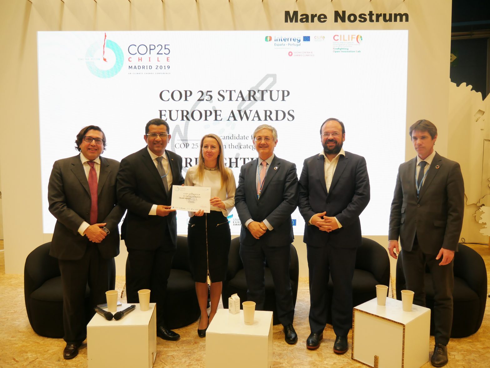 Las StartUp DroneHopper y Lluvia sólida ganadoras de los SEUA Firefighting-Climate Change