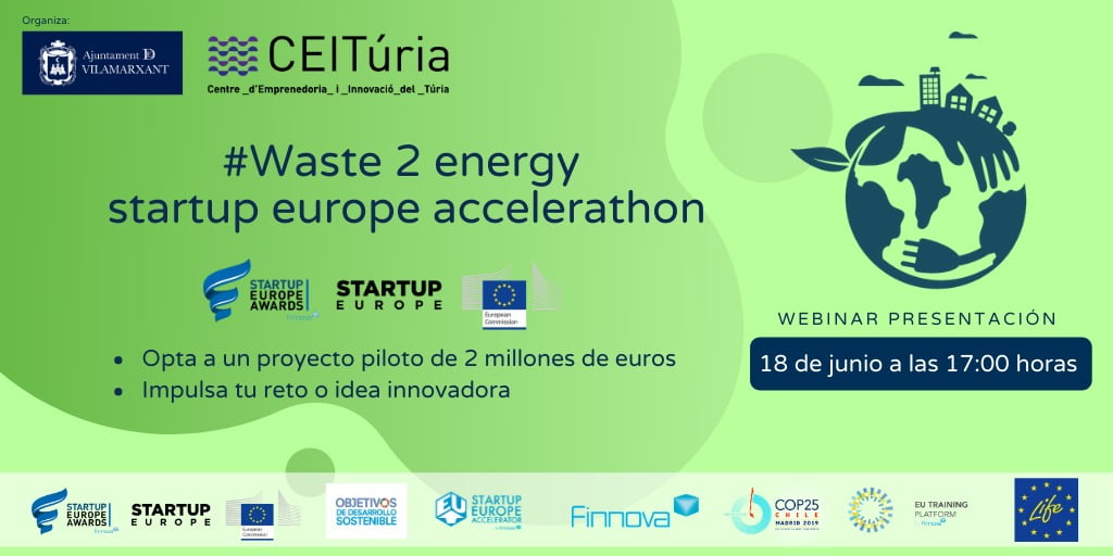 Vilamarxant y Ceitúria lanzan el Accelerathon con el reto Waste to Energy