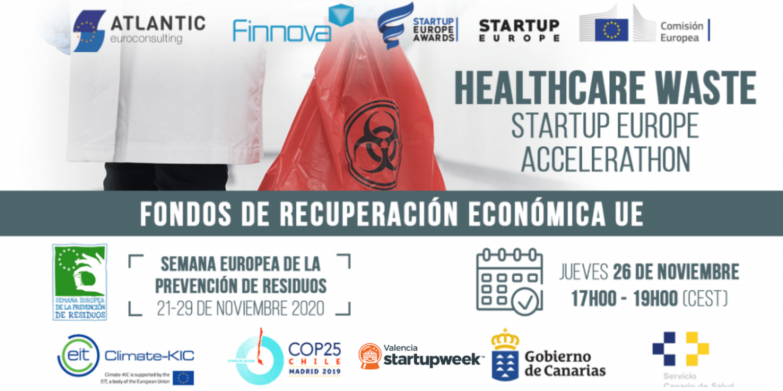 Health Care Waste Startup Europe Accelerathon: el evento que visibilizará los problemas actuales de los residuos sanitarios en el marco de la #EWWR