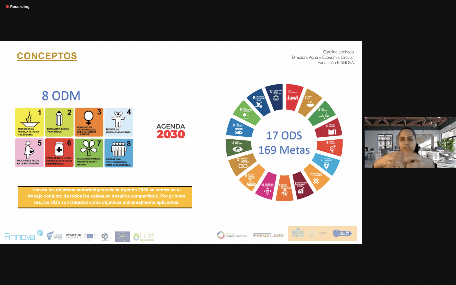 Concluye con éxito la primera jornada sobre ODS y sector agrícola en la que participó Finnova como expertos en fondos europeos Next Agritechfood Generation