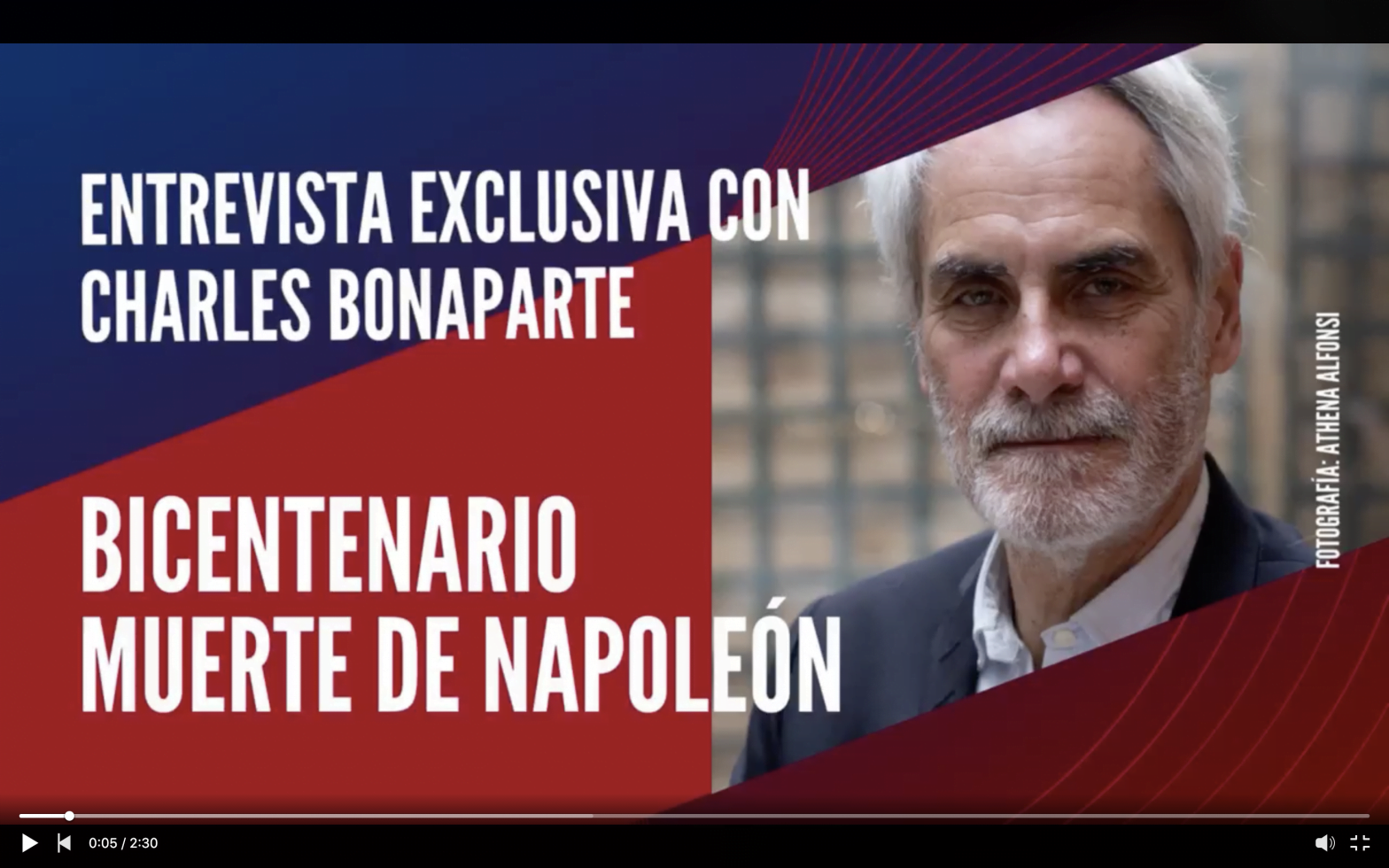 NAPOCTEP entrevista a Charles Bonaporte, descendiente de la familia Bonaparte, como motivo del bicentenario de la muerte de Napoleón