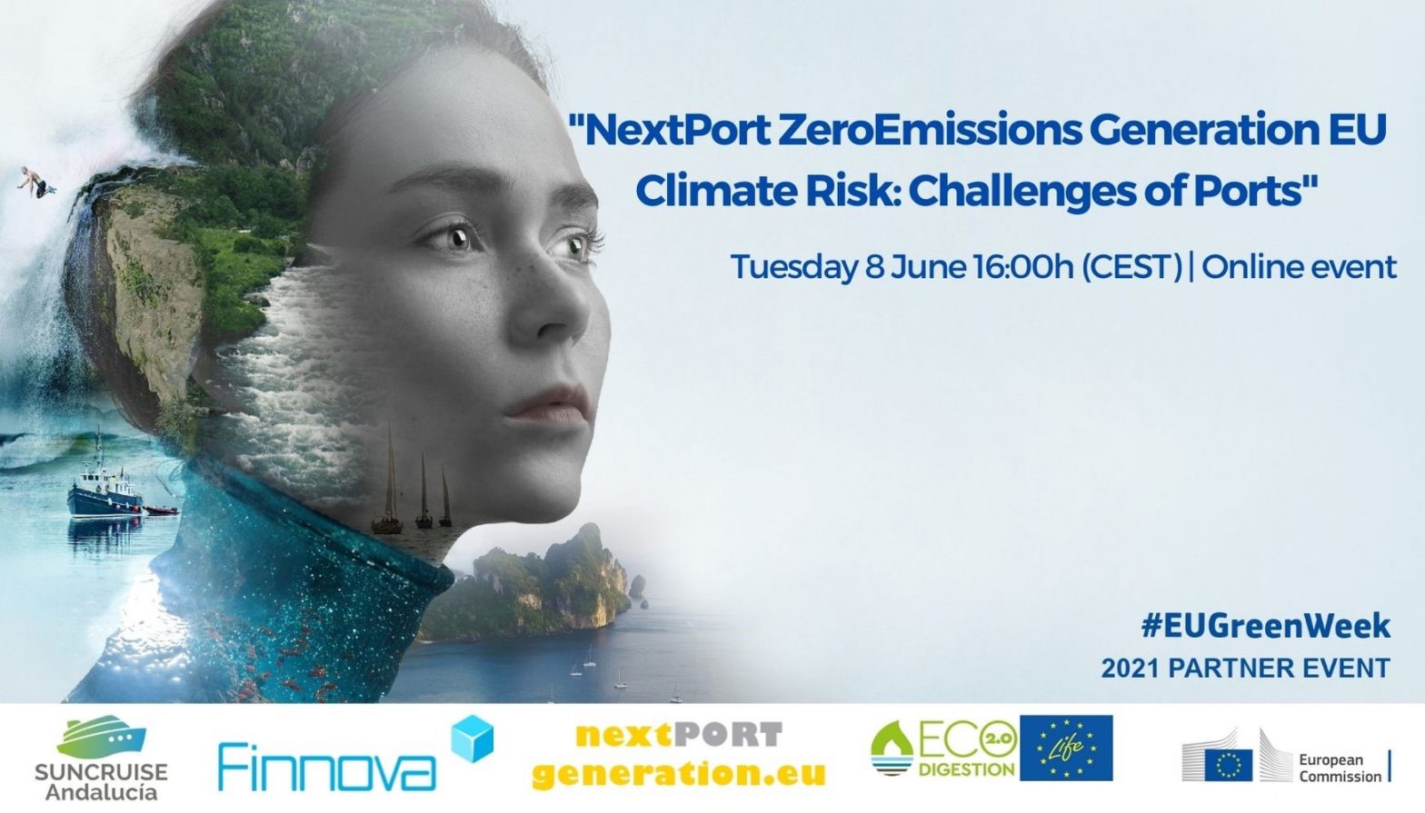 La Semana Verde Europea debate el reto de las emisiones cero en puertos con el webinar “NextPort Zero Emissions NextGeneration EU Climate risk: Challenges of Ports”