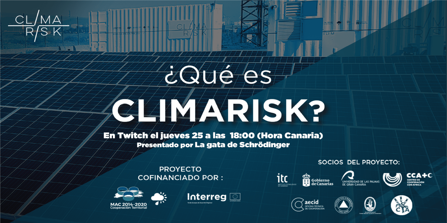 La Gata de Schrodinger presenta el proyecto ClimaRisk a través de un directo en Twitch