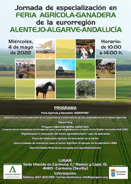 Jornada de especialización en Feria Agrícola-Ganadera de la eurorregión Alentejo-Algarve-Andalucía