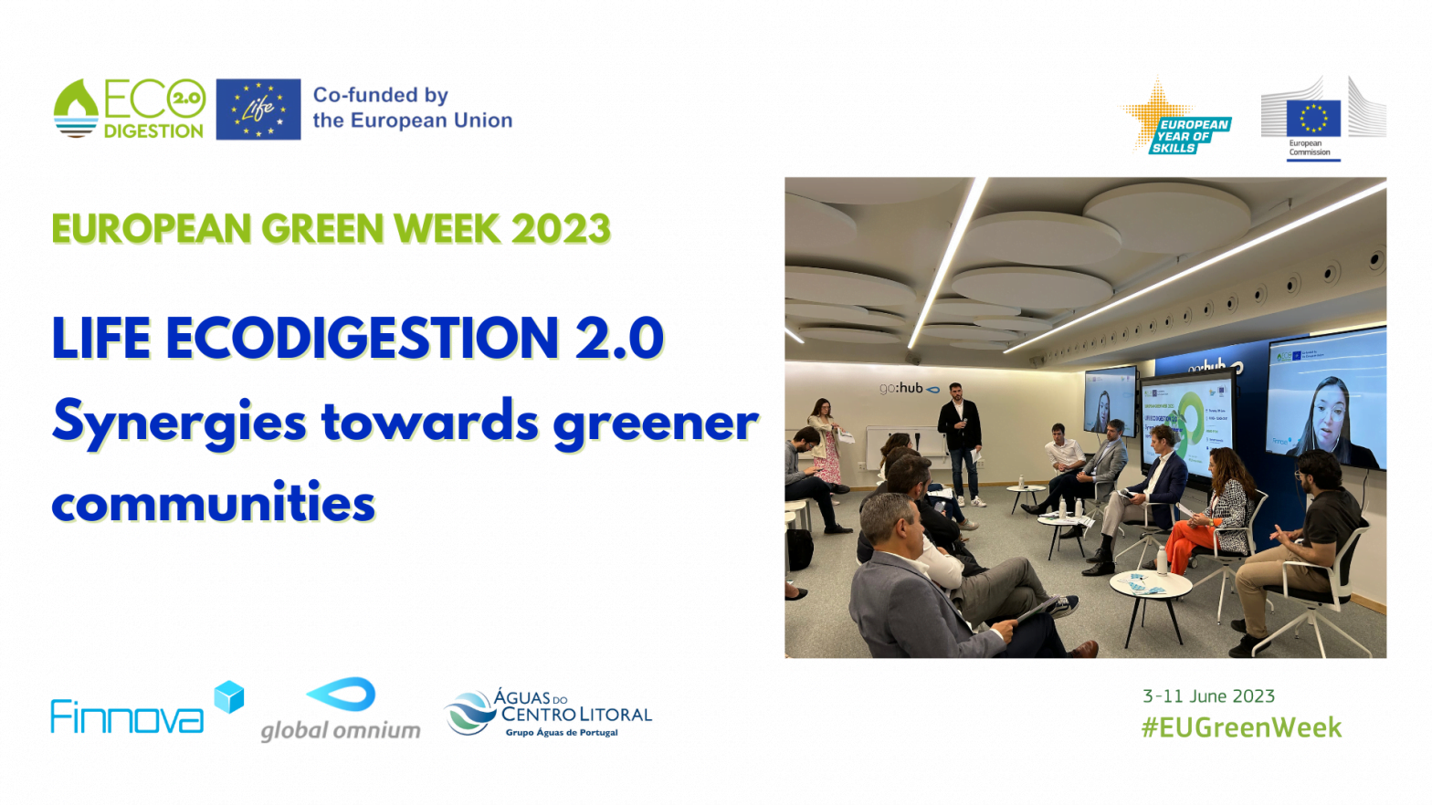 The European LIFE ECODIGESTION 2.0 project organises one of the EU Green Week side events on synergies for energy efficiency and transition