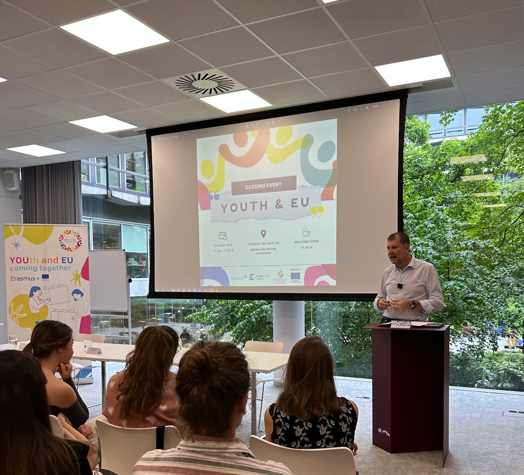 Closing event of the YOUth & EU project at Finnova’s headquarters in Brussels