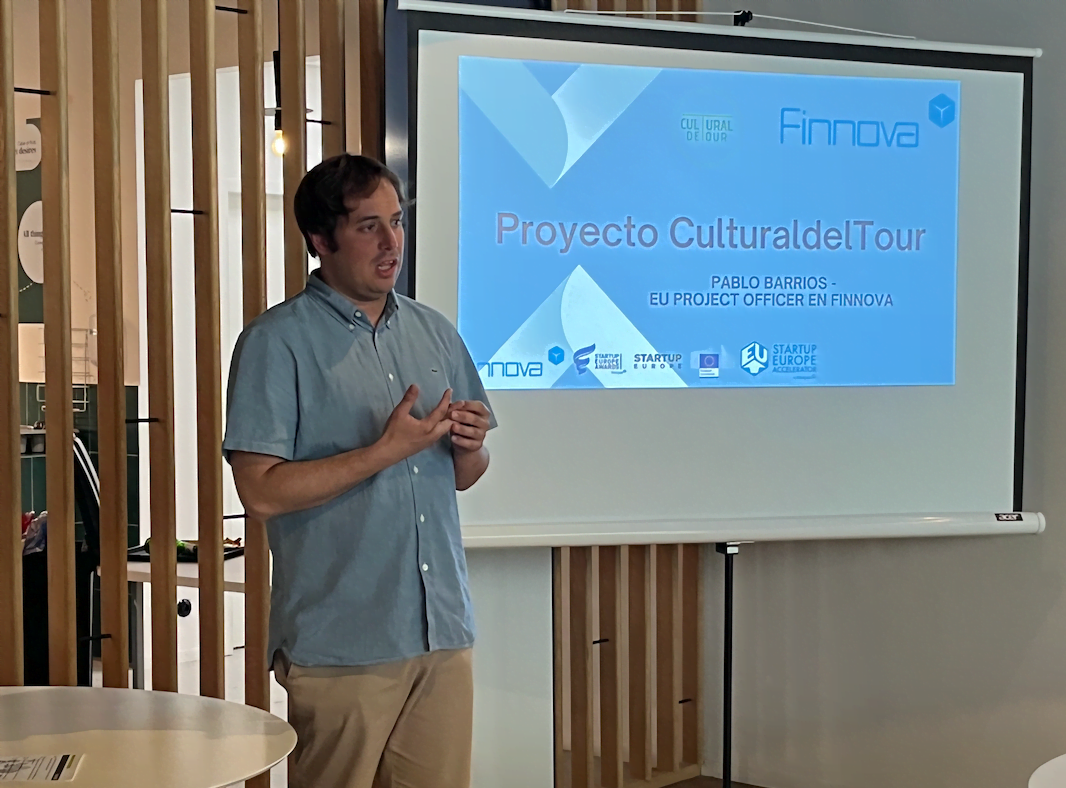 The Cultural DeTour project of the Creative Europe programme was presented during the visit of Talent Factory at the Finnova headquarters in Brussels.