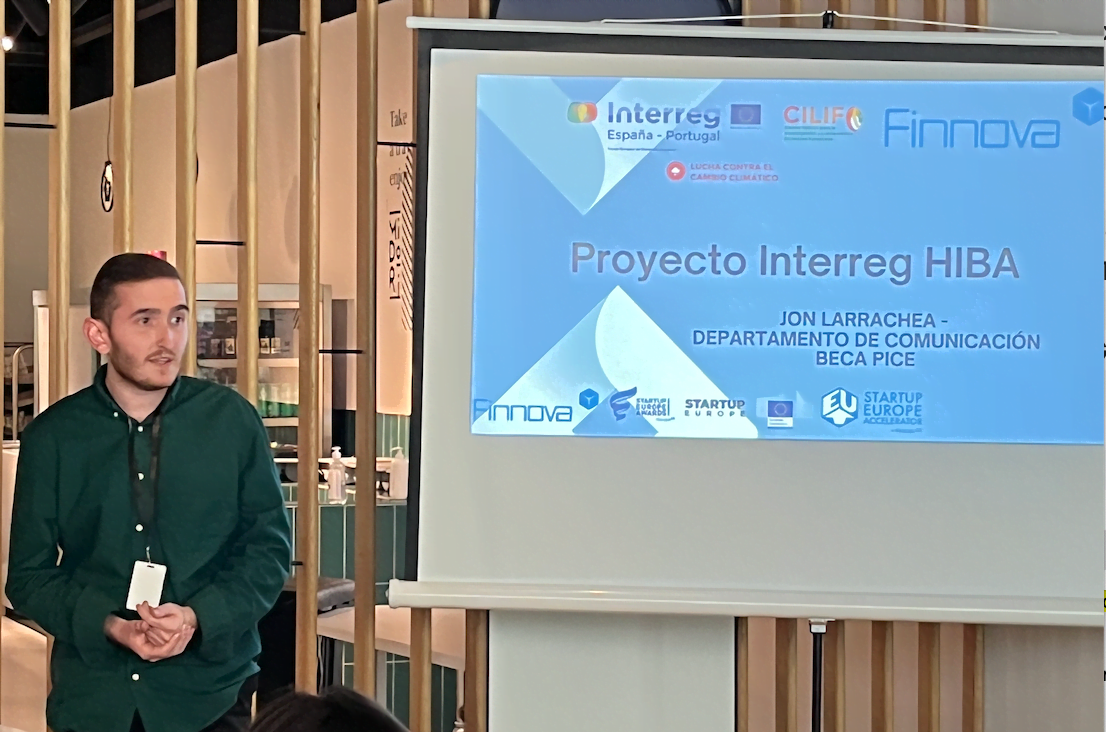 Presentation of the Interreg HIBA project during the visit of the winners of the Talent Factory awards at our headquarters in Brussels.