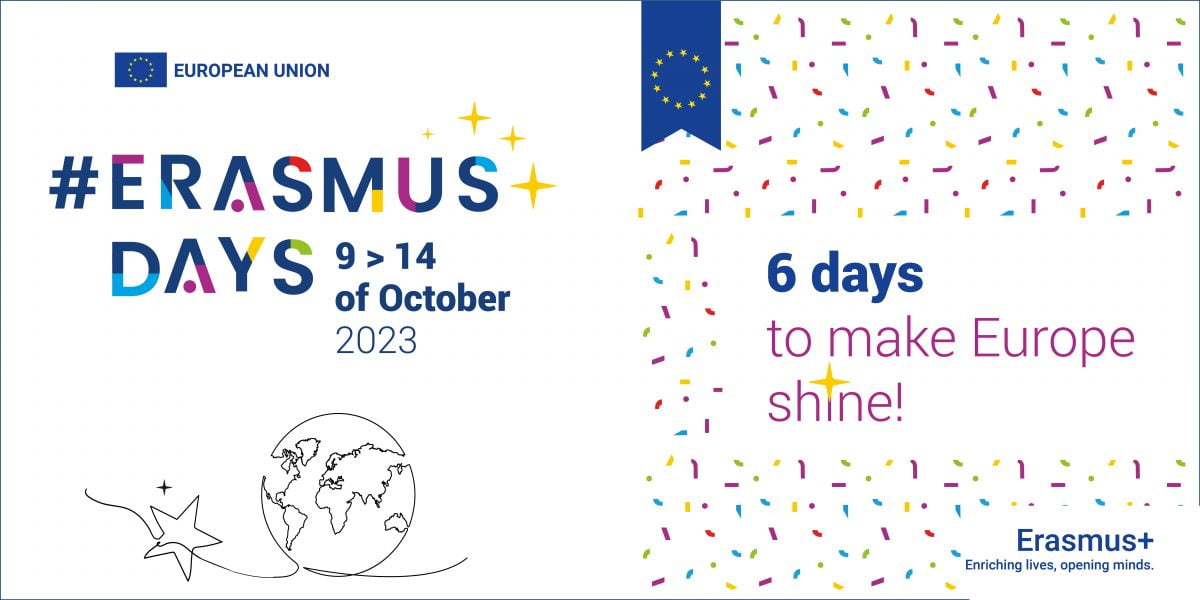 Yesterday began the Erasmus Days 2023, 6 days to learn about the advantages of the Erasmus + program