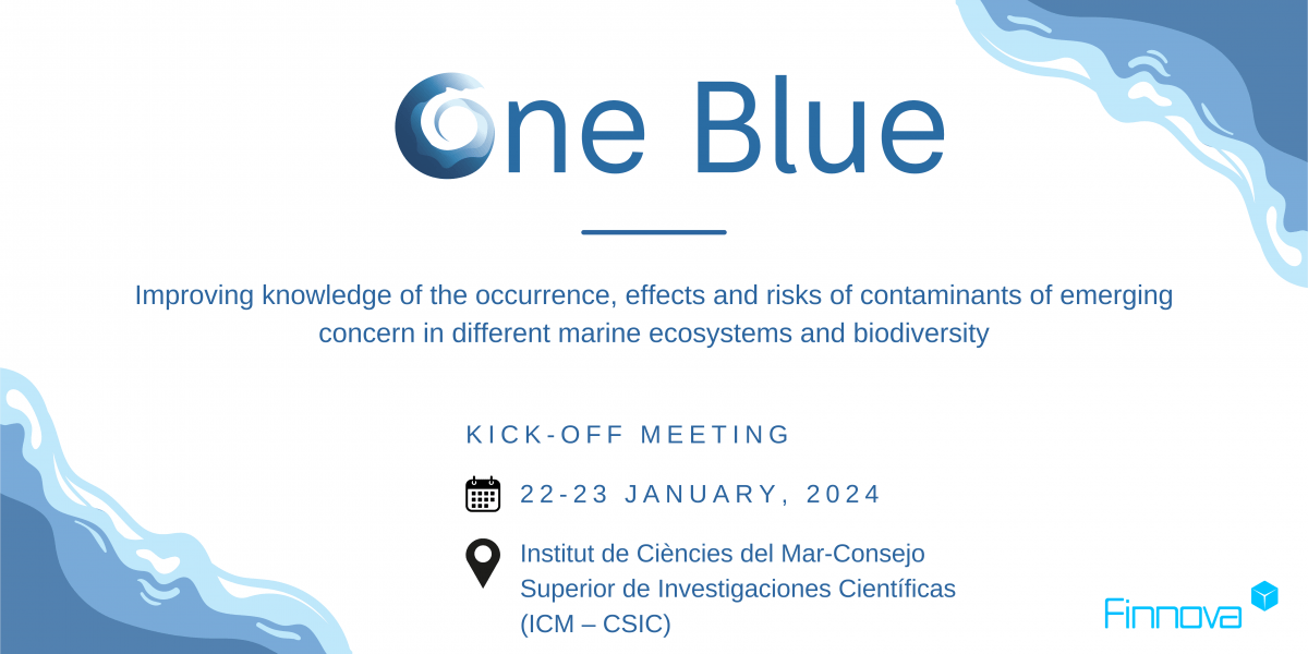 The Horizon ONE-BLUE project will hold its kick-off meeting in Barcelona on January 22nd and 23rd