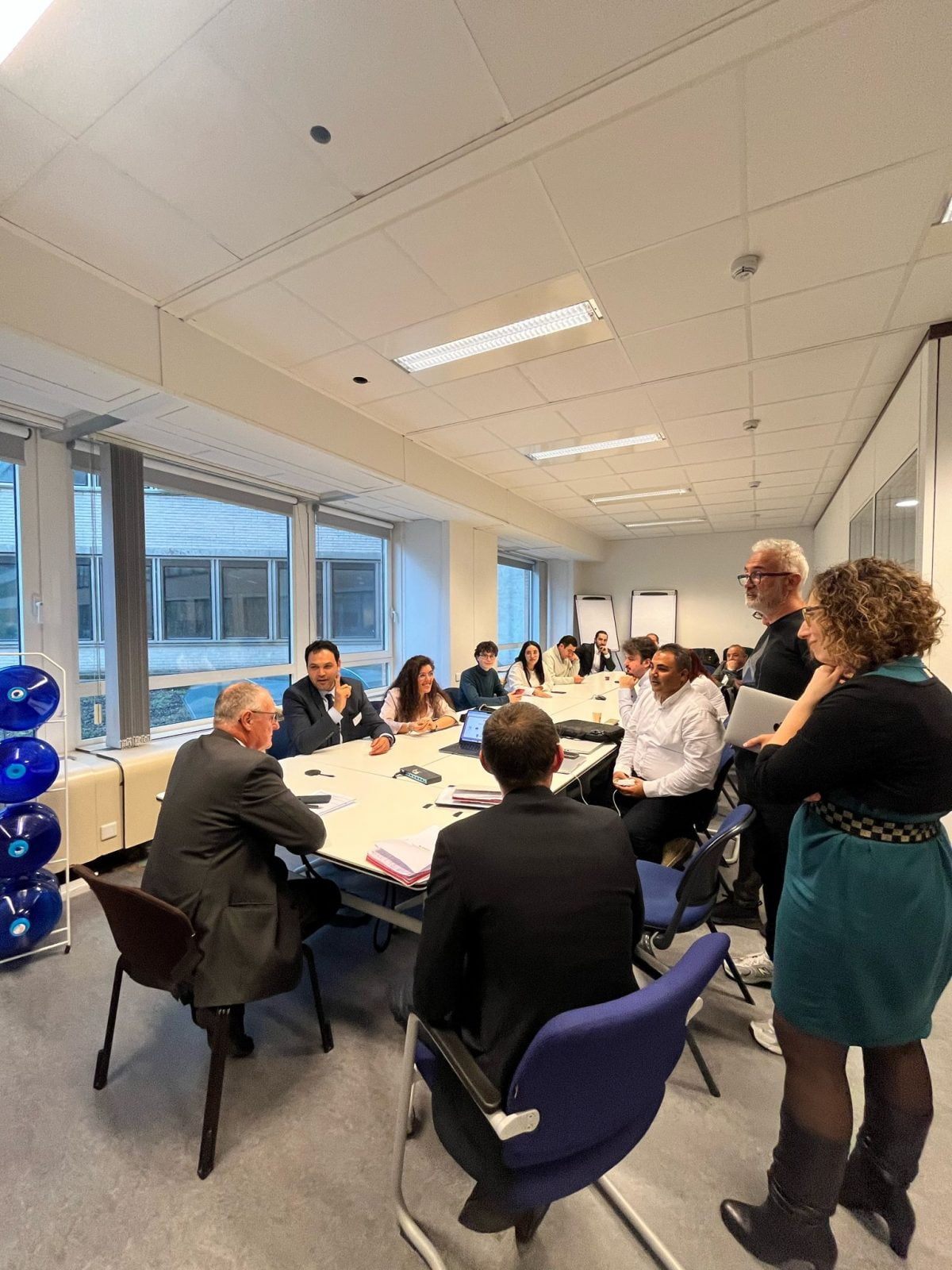 The consortium of the Smart and Digital Agriculture (SDA) project visits the European institutions in Brussels