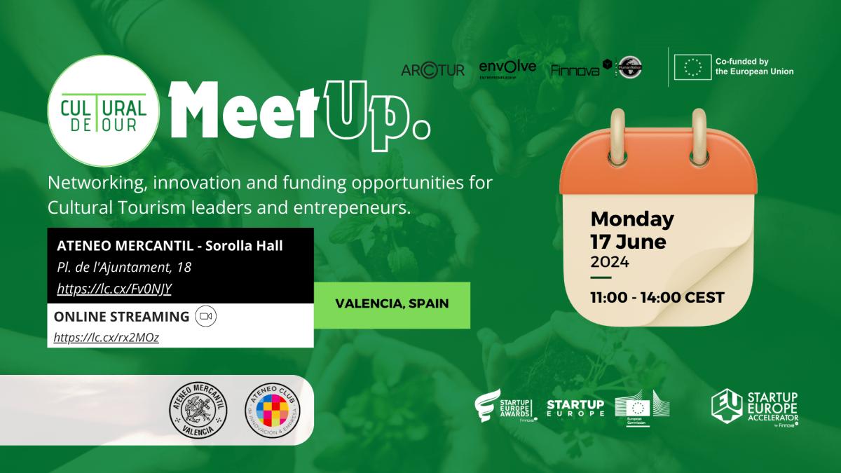 Cultural tourism industry experts to discuss funding opportunities in tourism, culture and entrepreneurship in Valencia