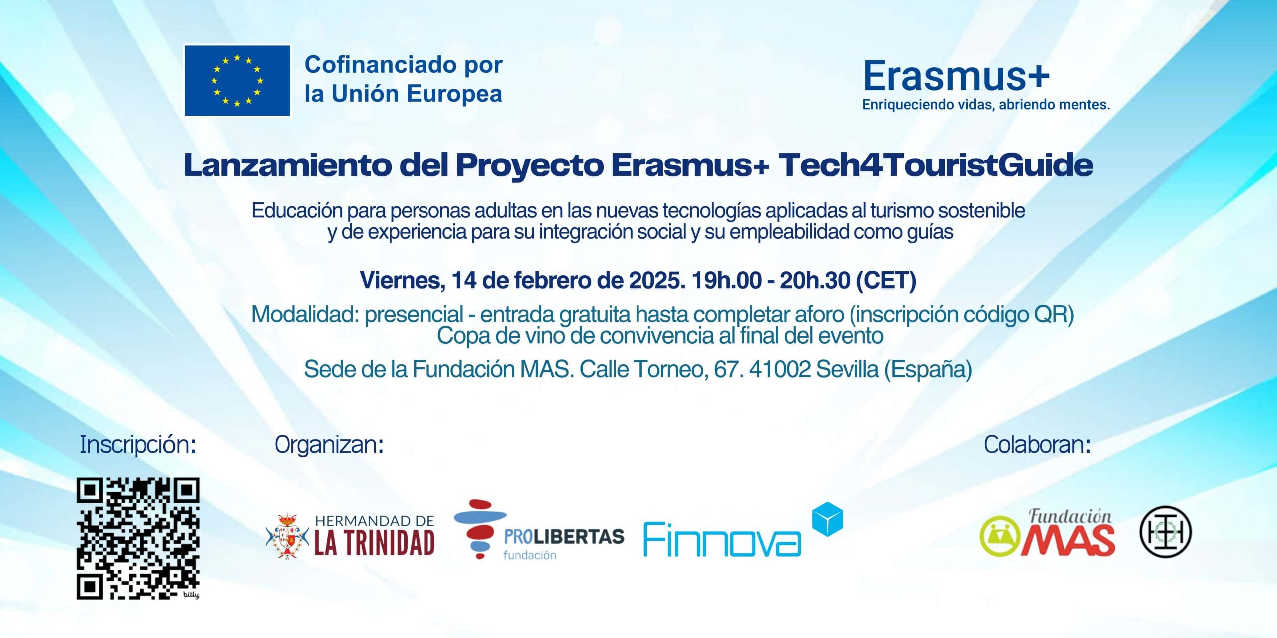 Lanzamiento el 14 de febrero de 2025 del proyecto ERASMUS+ Tech4TouristGuide