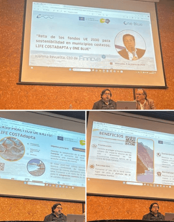 Finnova presenta las distintas oportunidades de financiación europea para la sostenibilidad costera en el XXIII Congreso ECOPLAYAS