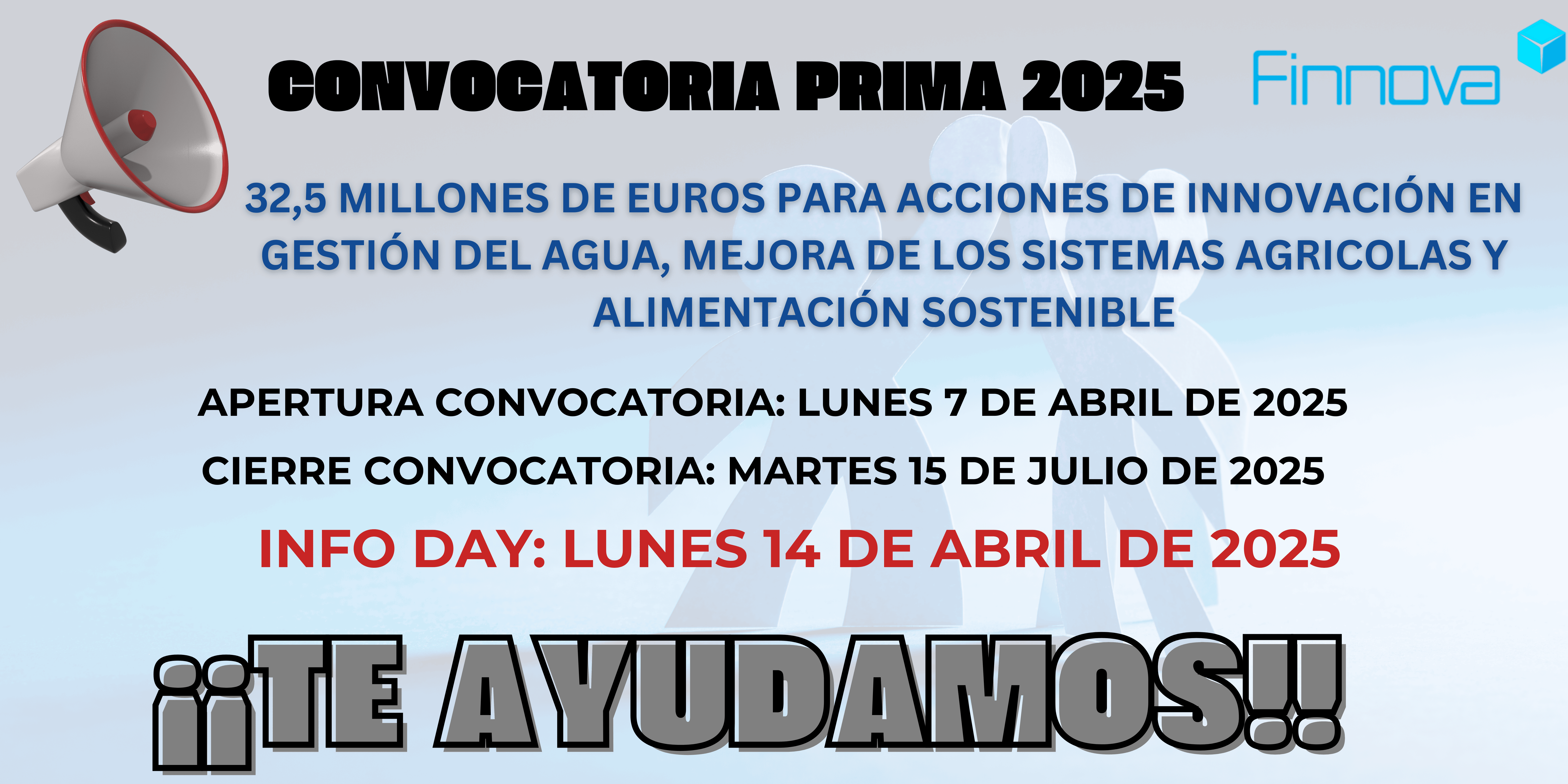32,5 millones de euros para acciones de innovación en gestión del agua, mejora de los sistemas agrícolas y alimentación sostenible