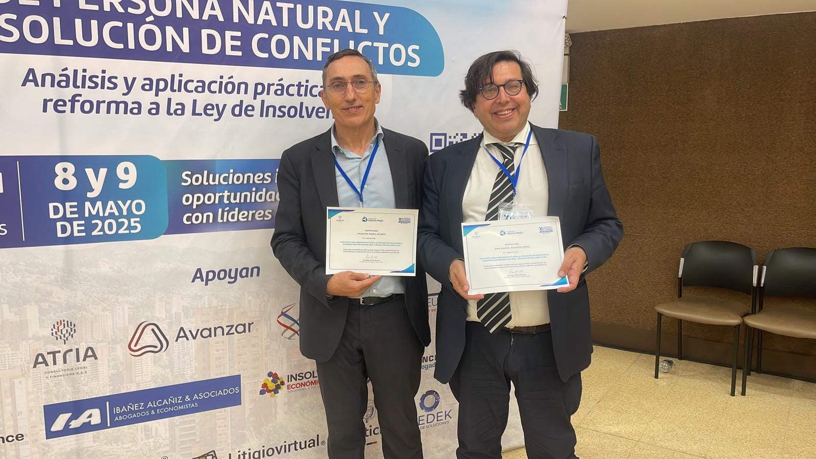 Finnova presents European tools for economic reintegration and entrepreneurship during the 11th Economic Insolvency Congress in Medellín