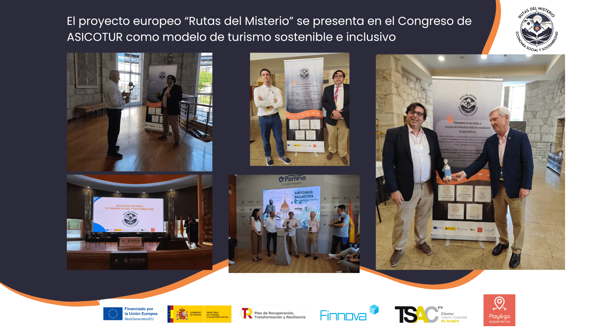 El proyecto nacional “Rutas del Misterio” se presenta en el Congreso de ASICOTUR como modelo de turismo sostenible e inclusivo